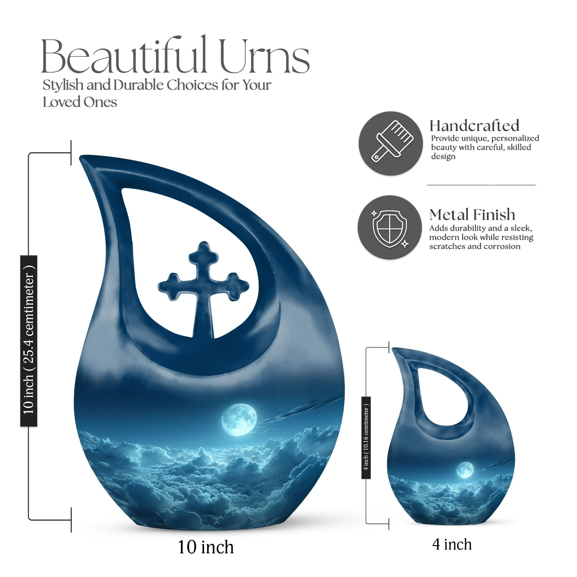 Clouds Mini Urn: A Distinctive Memorial Solution in Aluminium