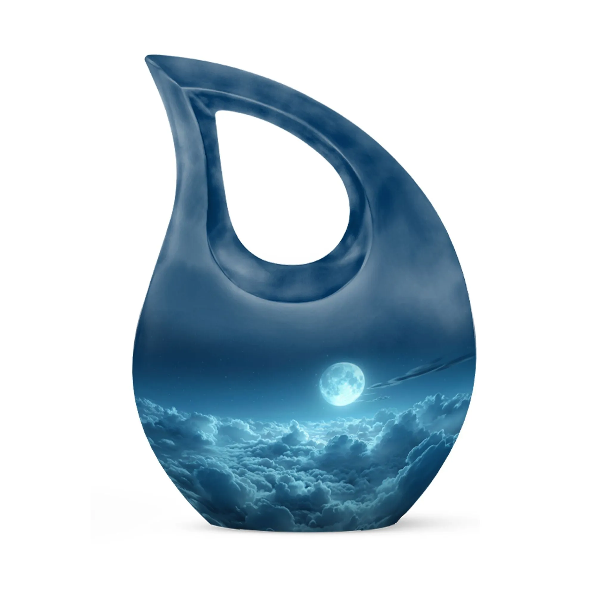 Clouds Mini Urn: A Distinctive Memorial Solution in Aluminium