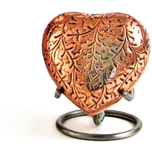 Copper Oak Cremation Urn