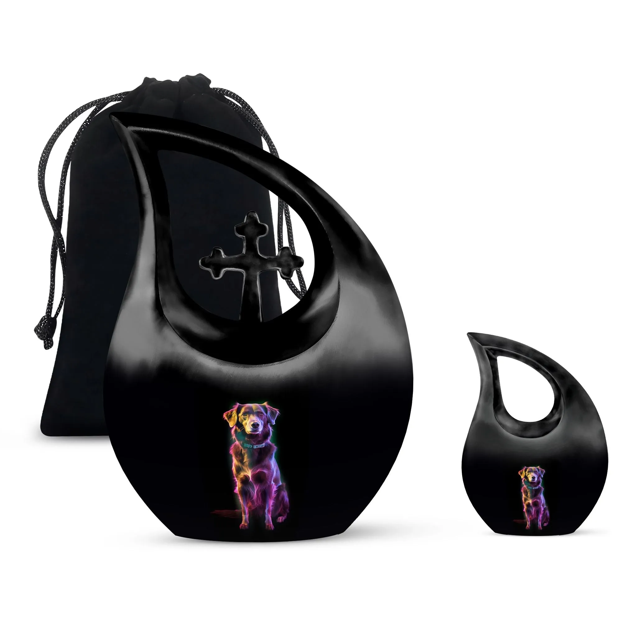 Cosmic Canine Glow Urn: A Silent Tributary for Reverent Memories