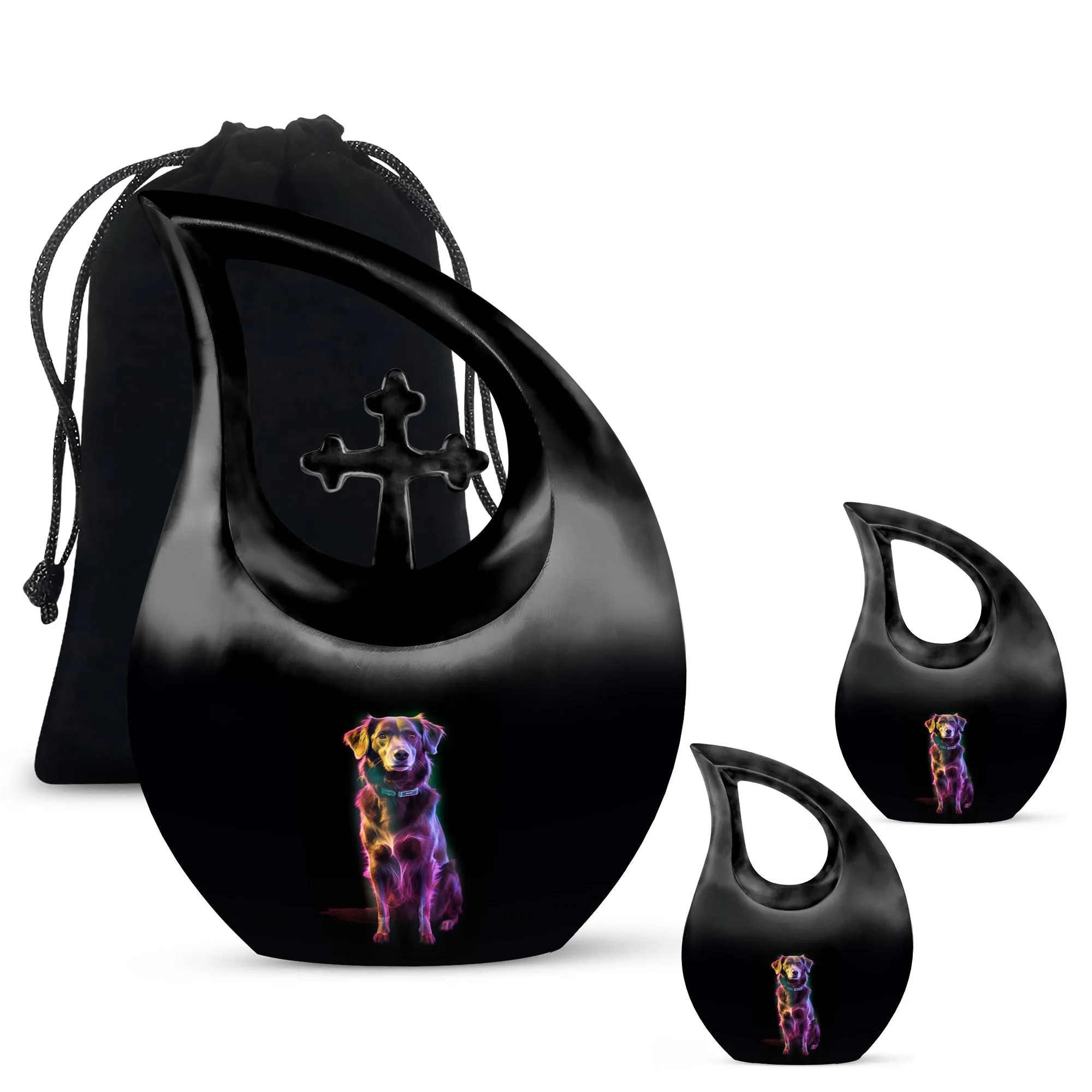 Cosmic Canine Glow Urn: A Silent Tributary for Reverent Memories