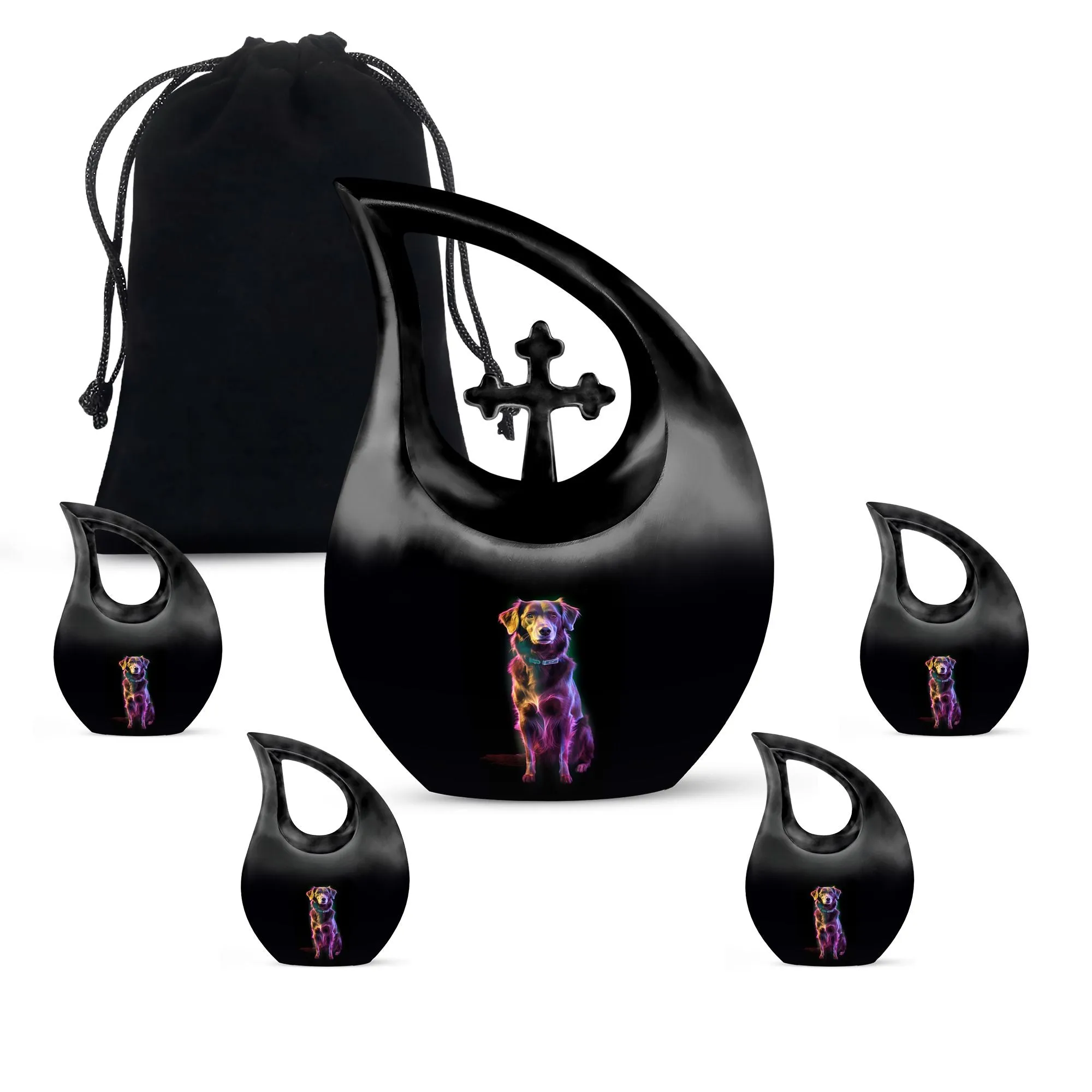 Cosmic Canine Glow Urn: A Silent Tributary for Reverent Memories