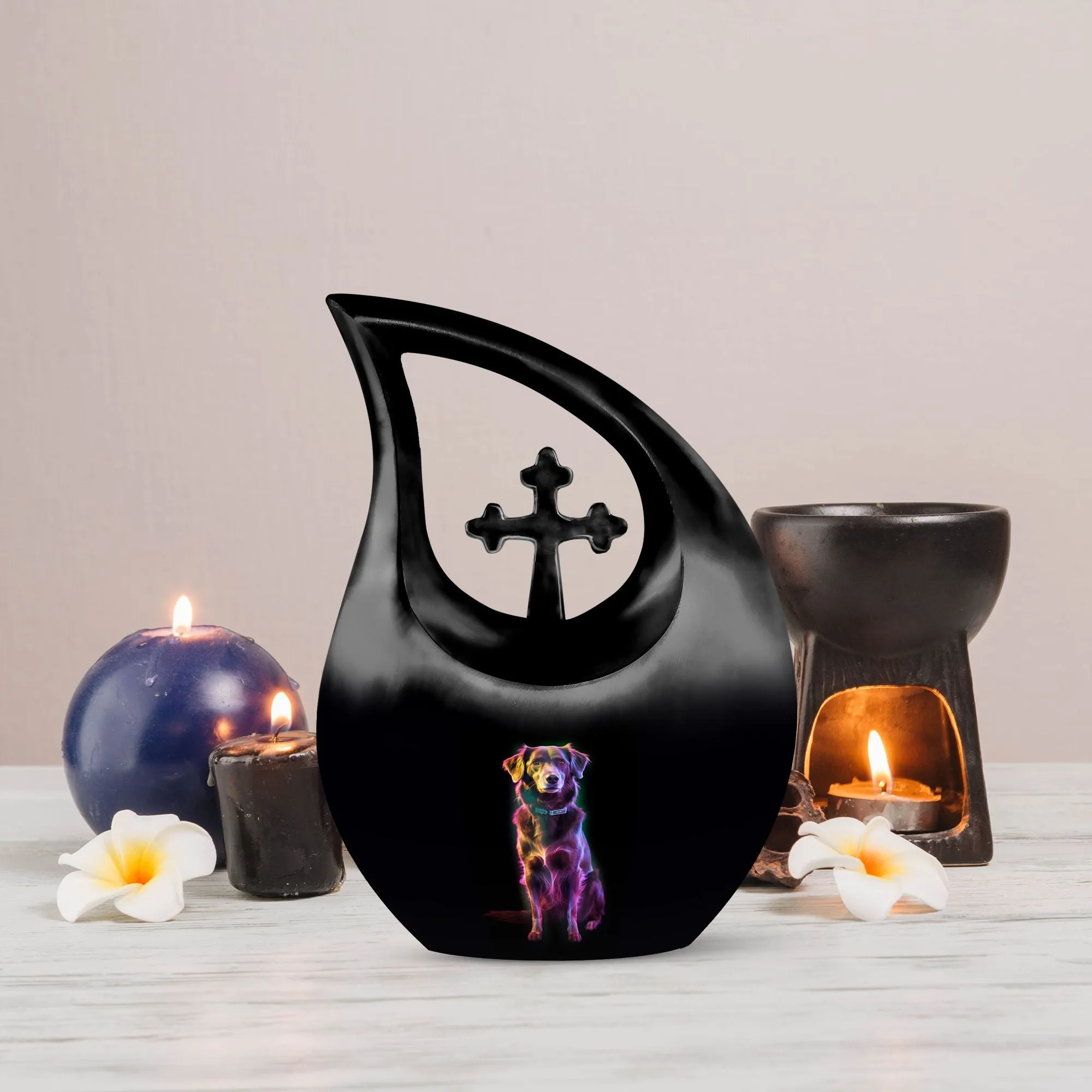 Cosmic Canine Glow Urn: A Silent Tributary for Reverent Memories