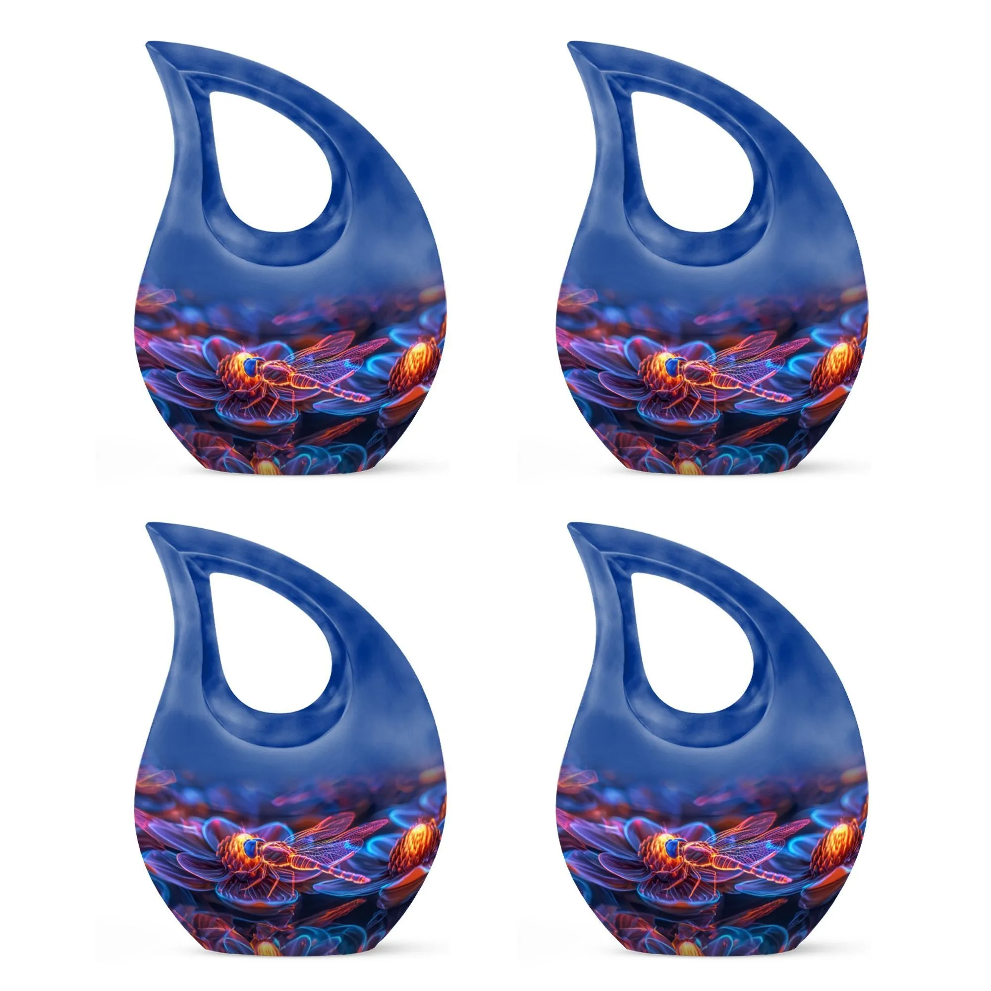 Cosmic Dragonfly Urn : Affordable Cremation Memorial Urn Tribut