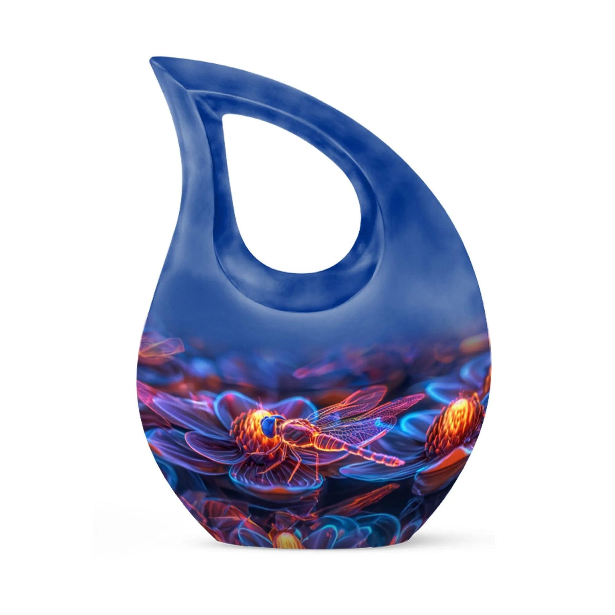 Cosmic Dragonfly Urn : Affordable Cremation Memorial Urn Tribut