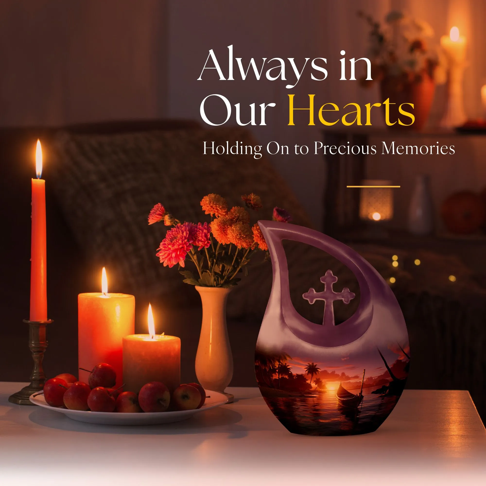 Cove Urn: Personalized Cremation Urn For Human Ashes