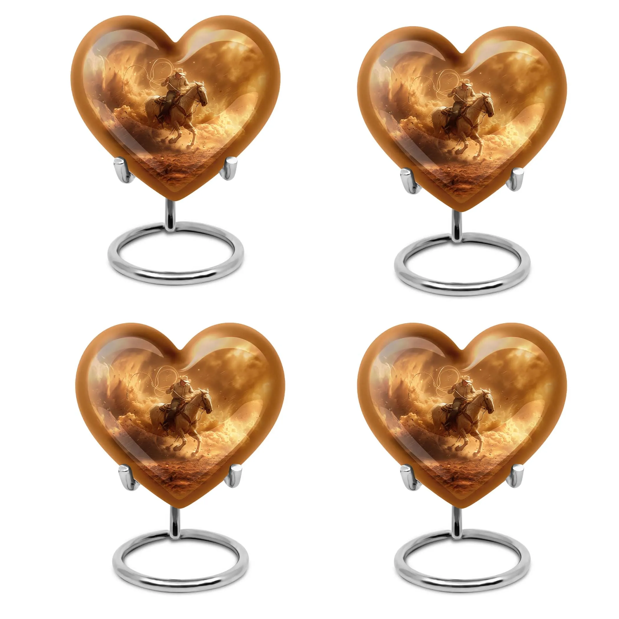 Cowboy Cremation Keepsakes For Ashes Memorial & Funeral Urn