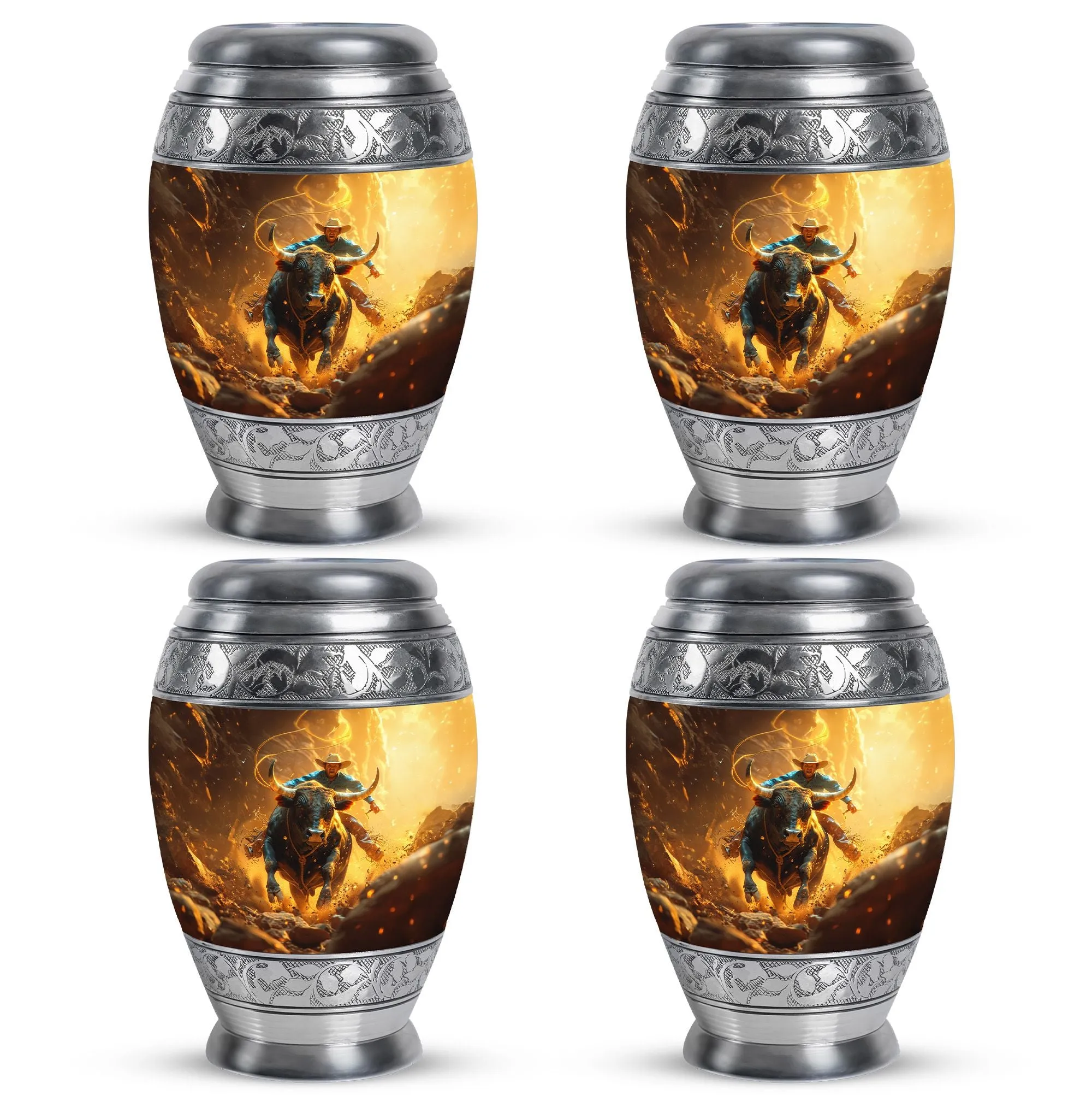 Cowboy Urn for Adult Male Memorial Urns And Keepsakes For Ashes