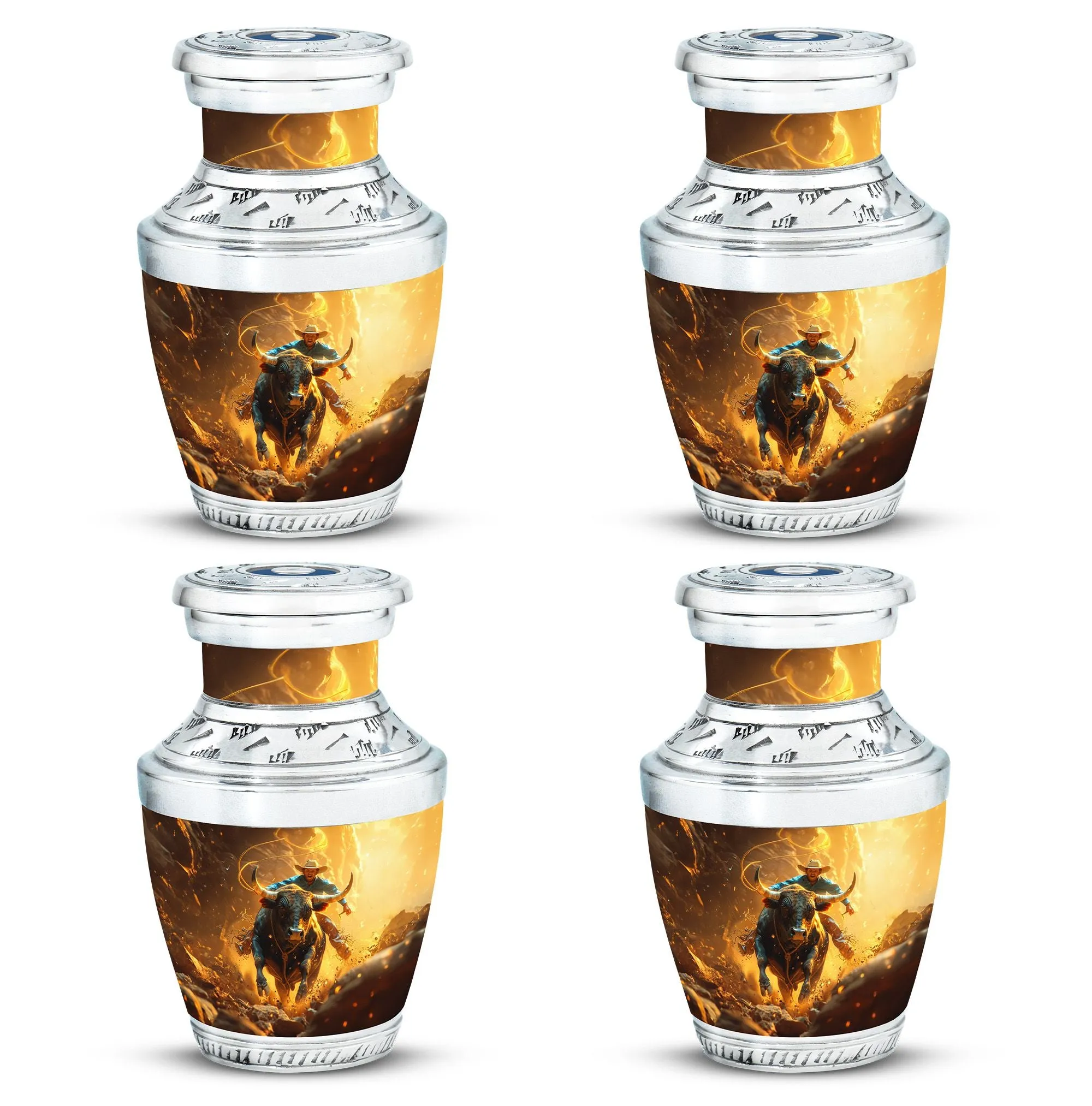 Cowboy Urn for Adult Male Memorial Urns And Keepsakes For Ashes