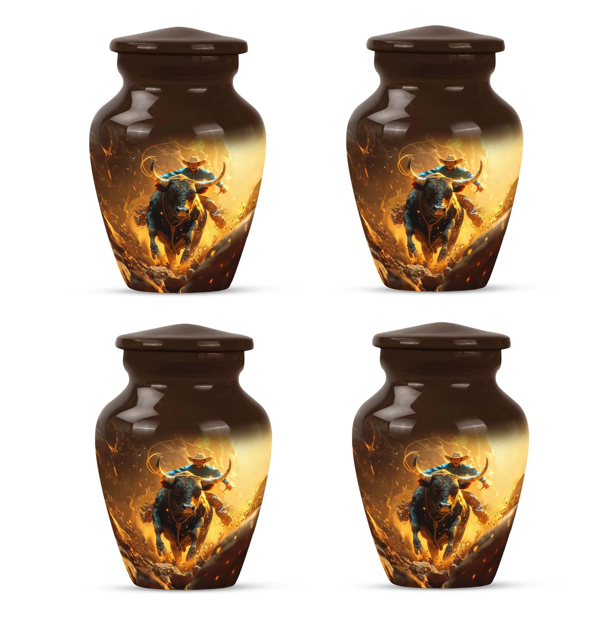Cowboy Urn for Adult Male Memorial Urns And Keepsakes For Ashes