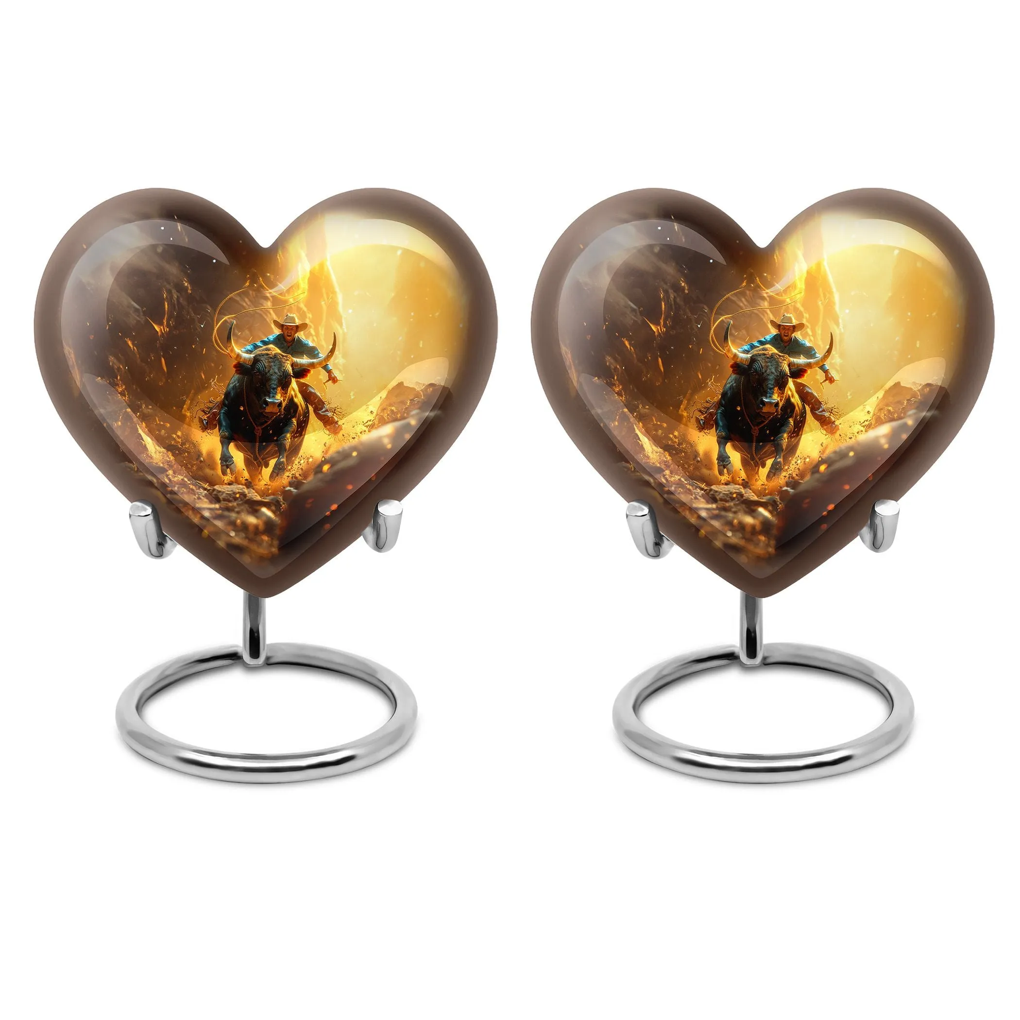 Cowboy Urn for Adult Male Memorial Urns And Keepsakes For Ashes
