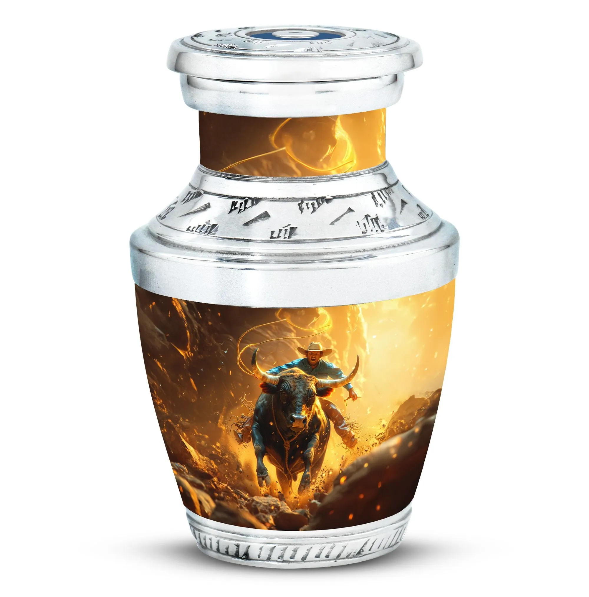 Cowboy Urn for Adult Male Memorial Urns And Keepsakes For Ashes
