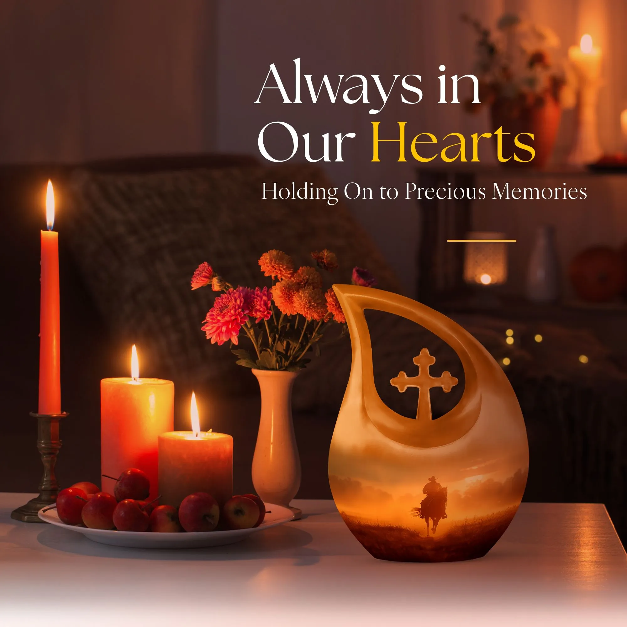 Cowboy Urn: Unusual Cremation Urn For Adult Human Ashes