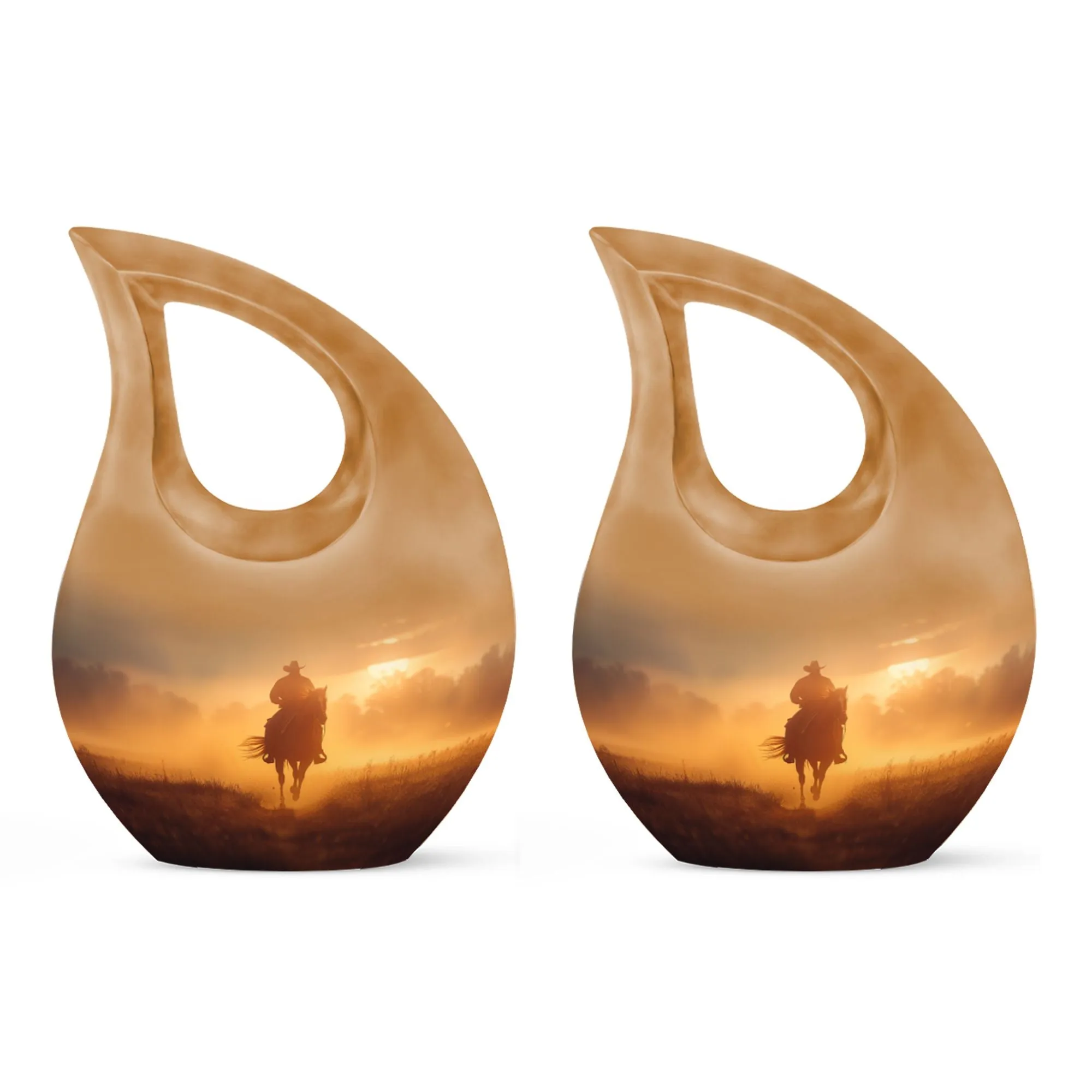 Cowboy Urn: Unusual Cremation Urn For Adult Human Ashes