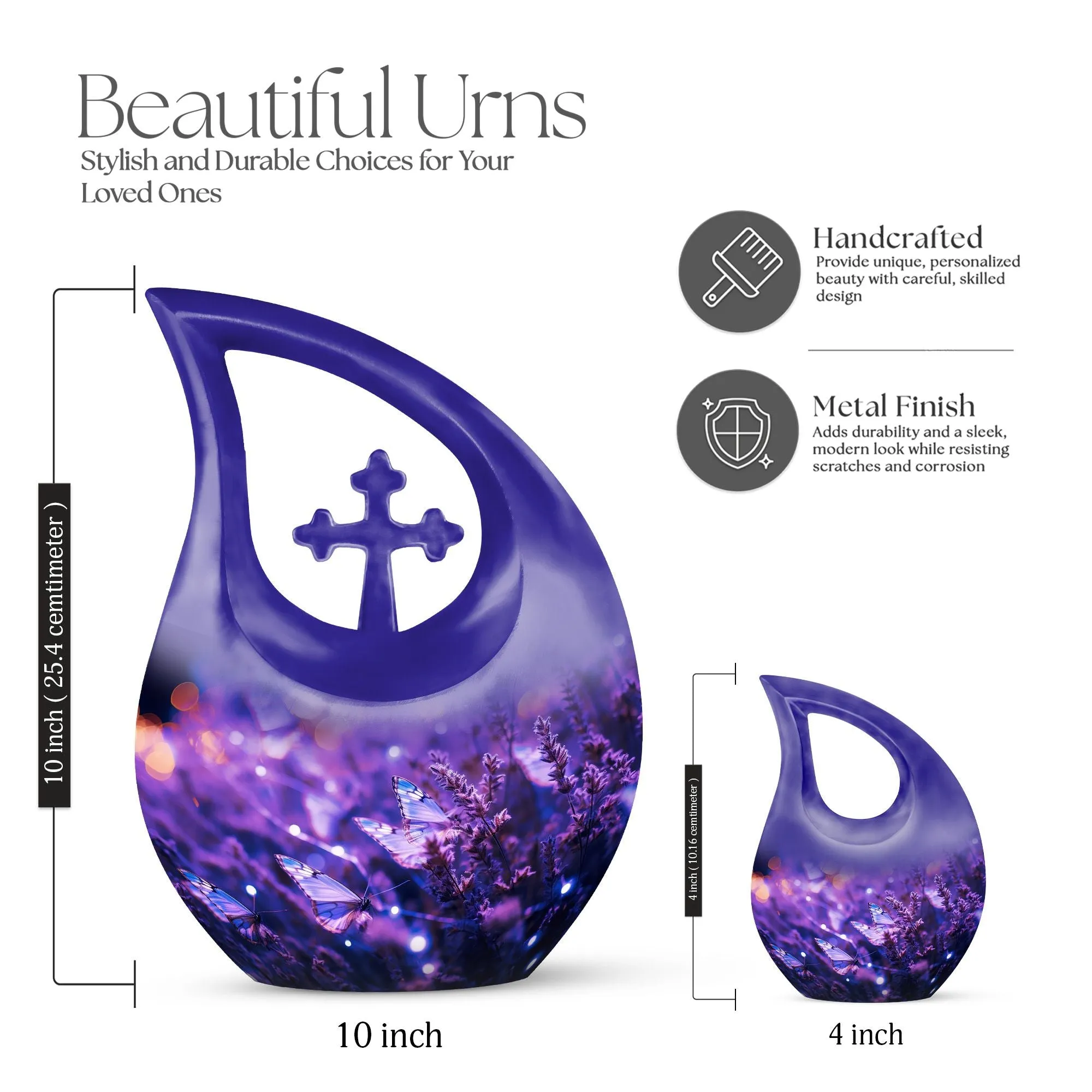 Crafted Butterfly Memorial Urn - Perfect Tribute for Loved Ones