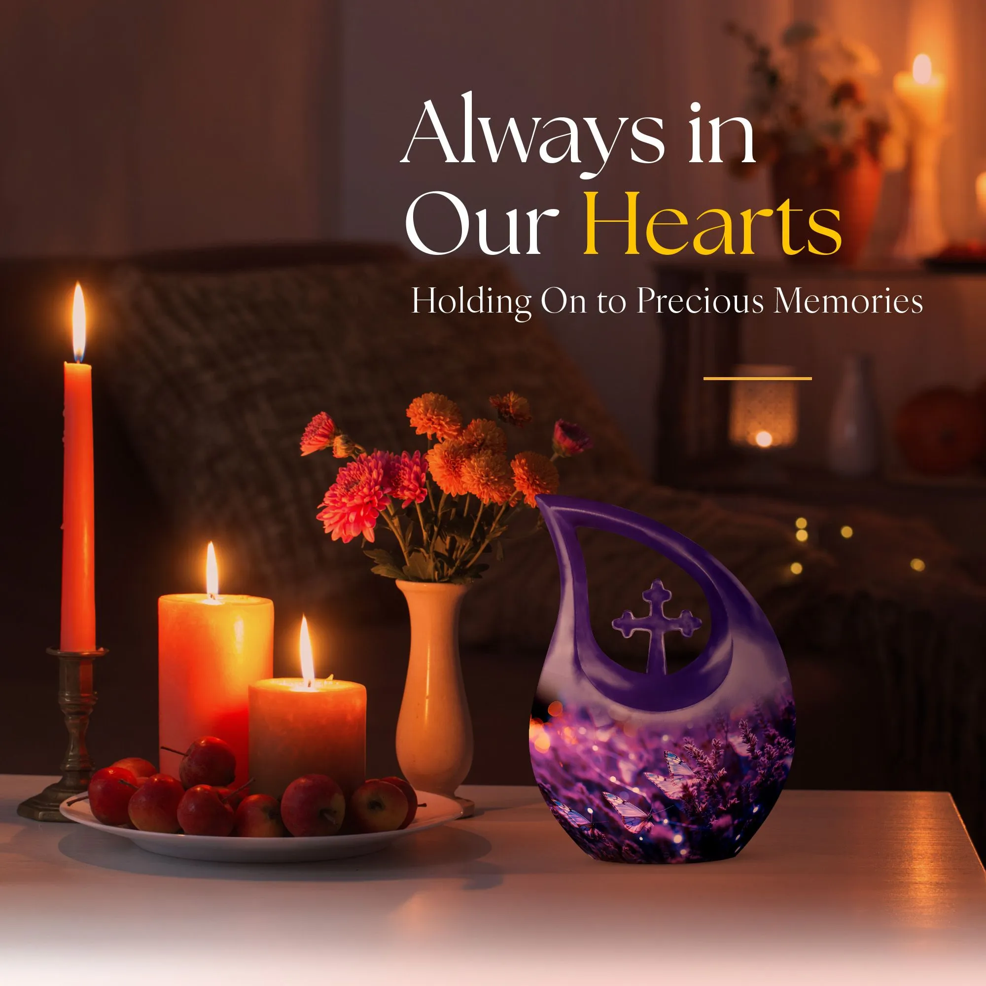 Crafted Butterfly Memorial Urn - Perfect Tribute for Loved Ones