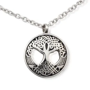 Cremation Urn Necklace With Sacred Tree Design