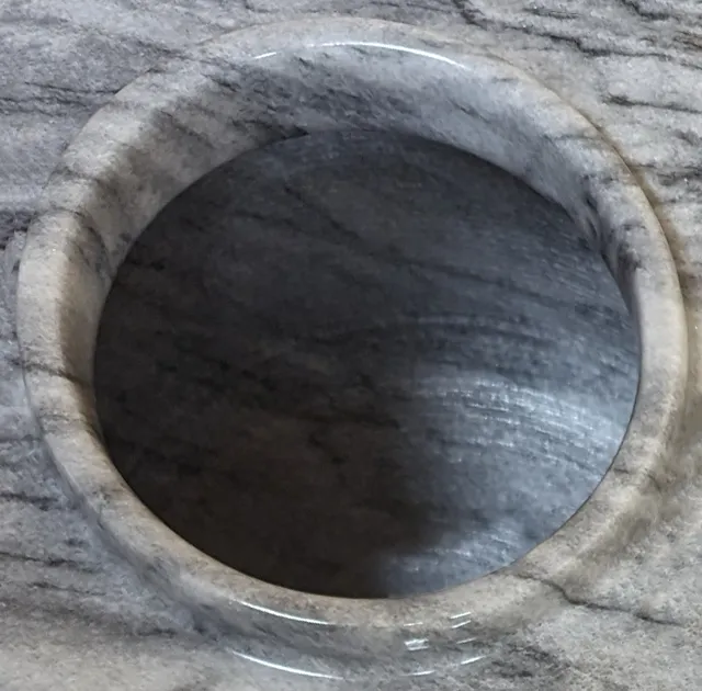 Crest Natural Marble Cremation Urn in Gray