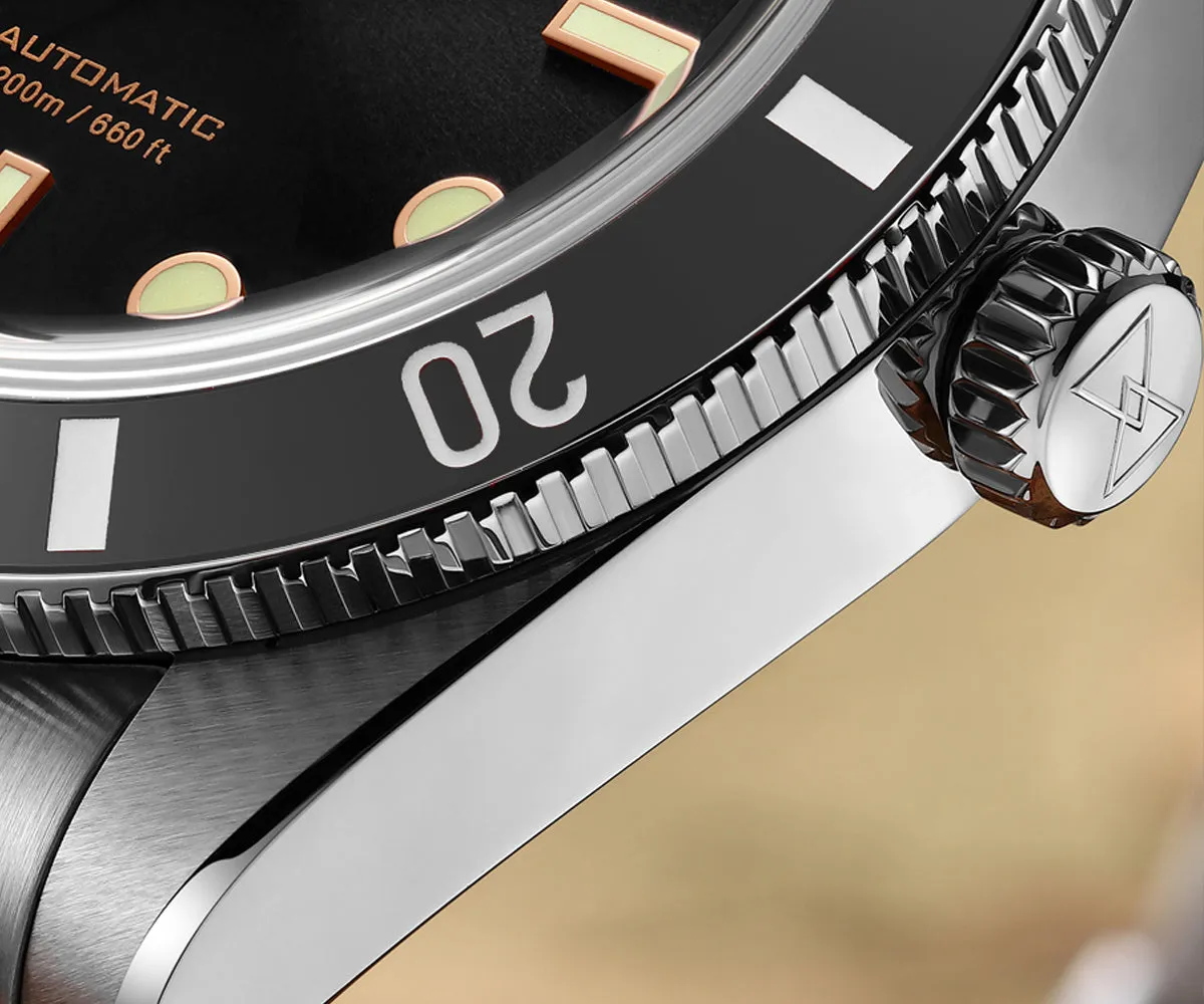 Cronos 37mm Vintage Diver Watch L6033