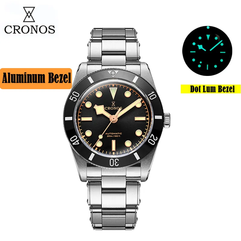 Cronos 37mm Vintage Diver Watch L6033