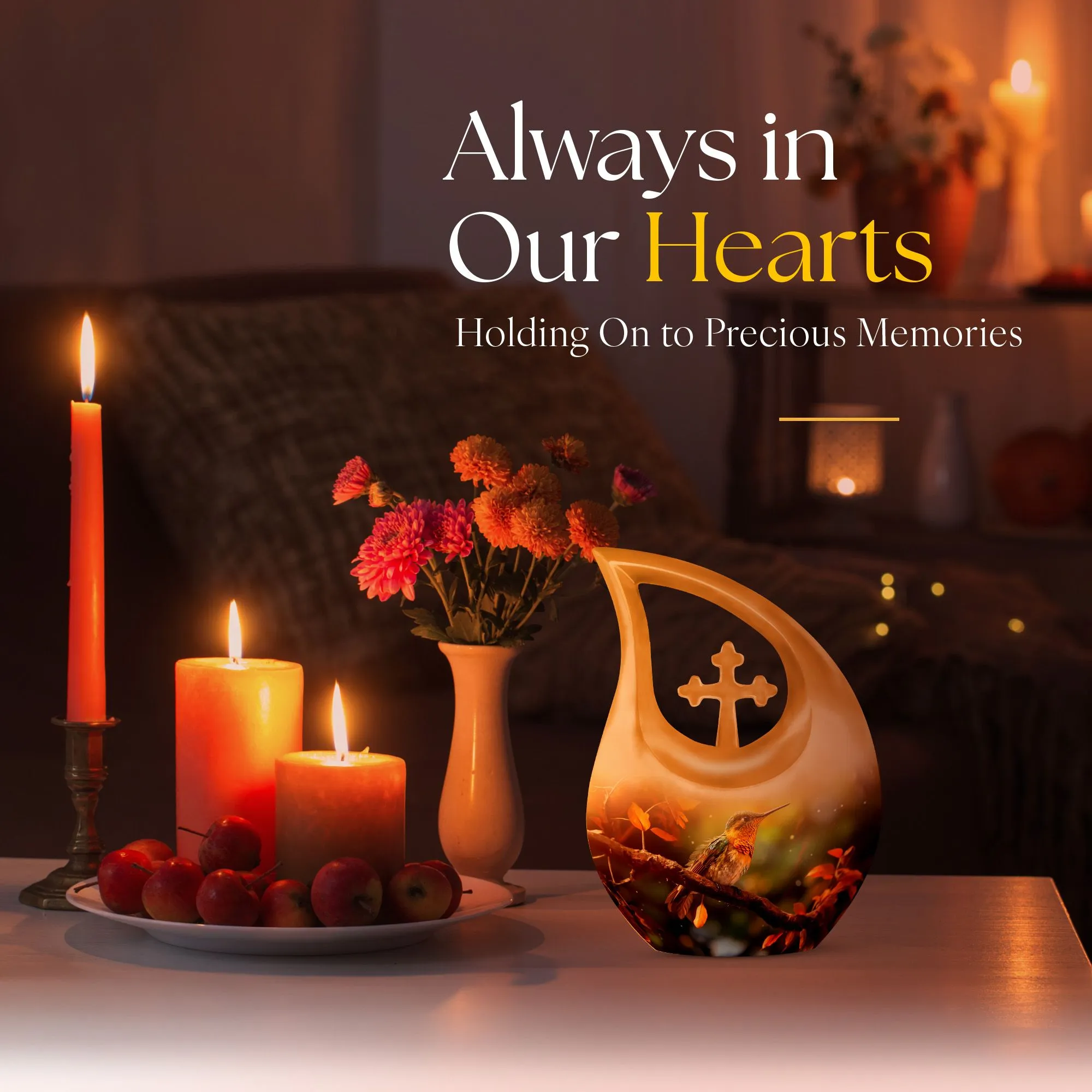 Cross Drop Bird Urn:  Containers Cremation Urn For Human Ashes
