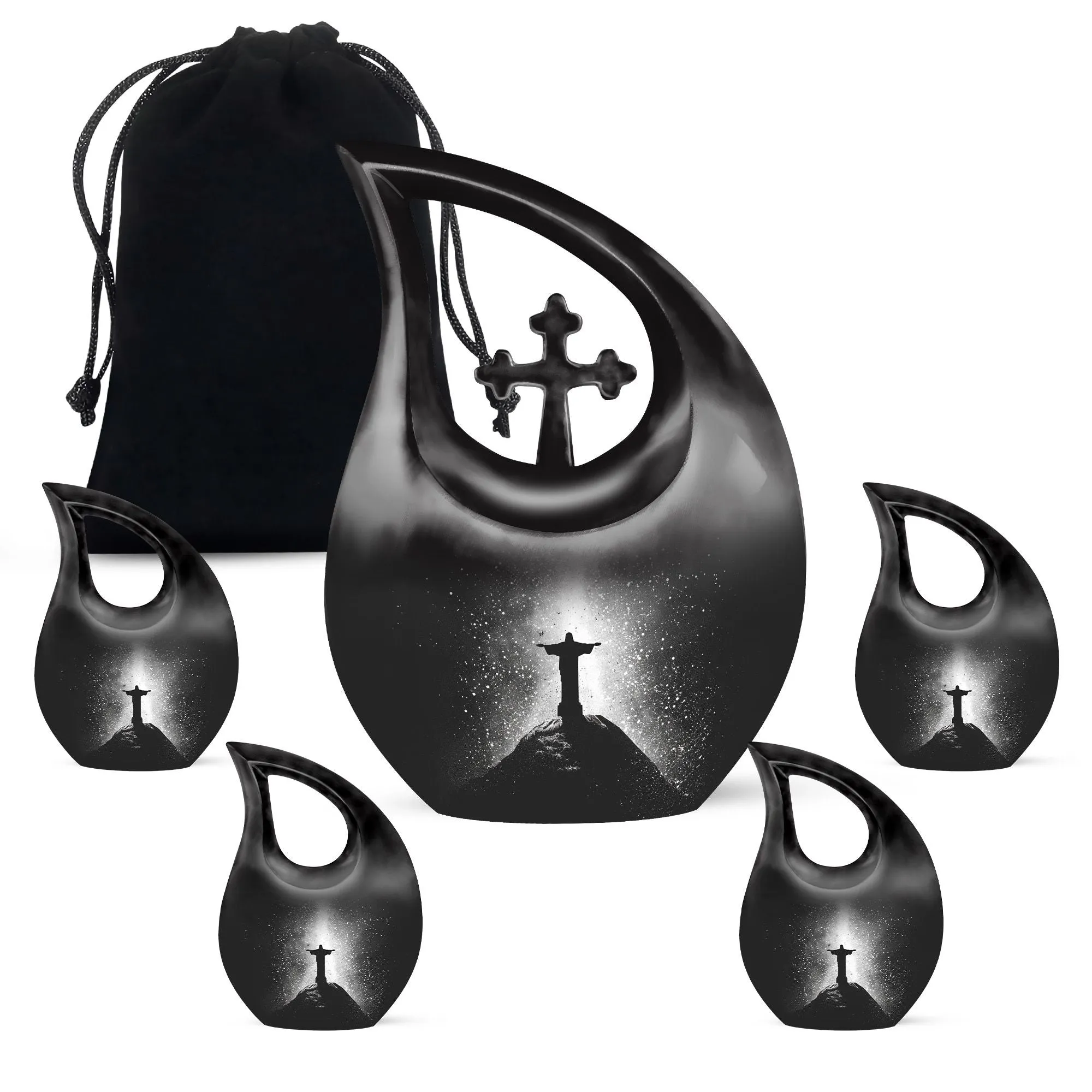 Cross Drop Custom Urns for Ashes - Xxl Urn For Human Ashes