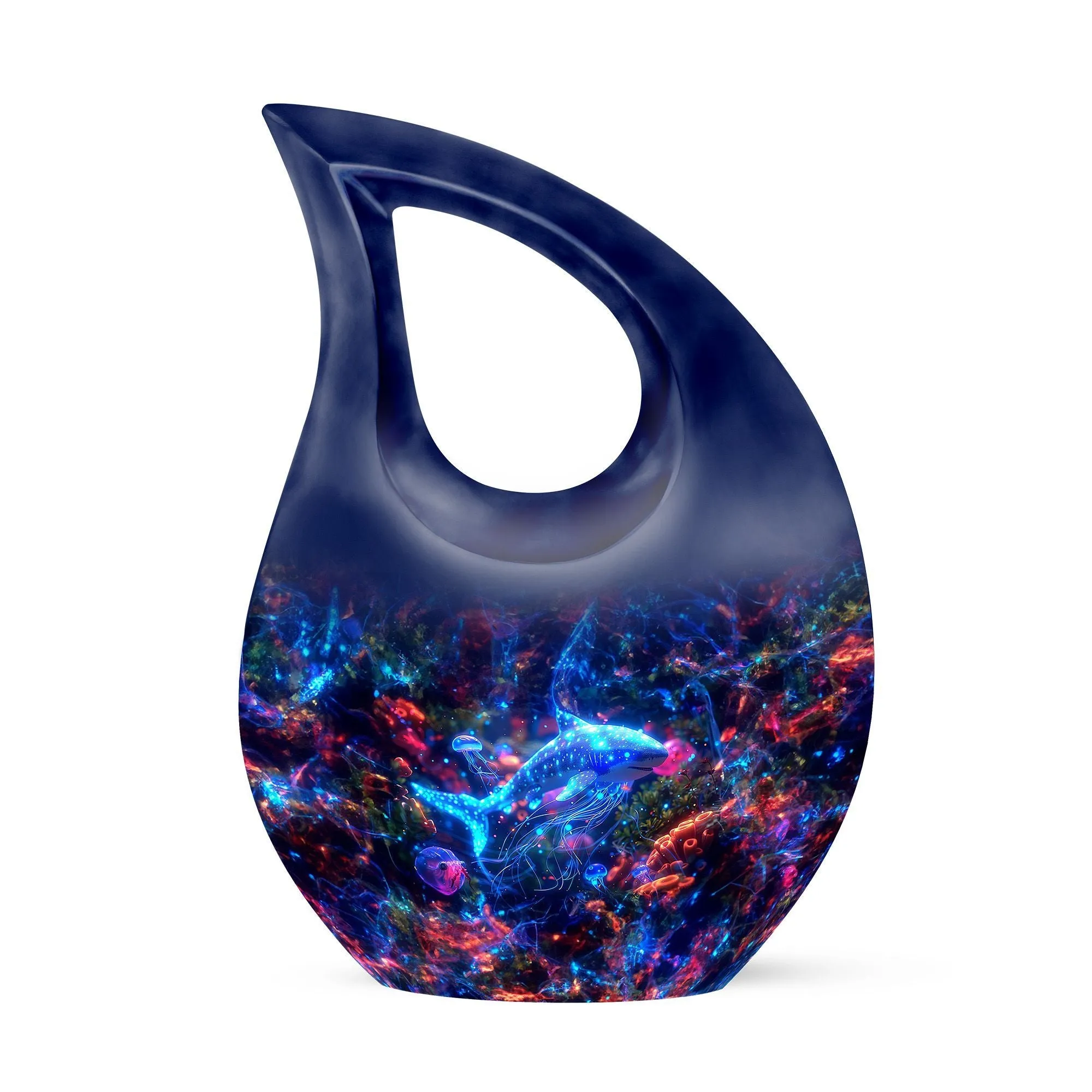 Cross Drop Fish Memorial Urn, A Testament of Love