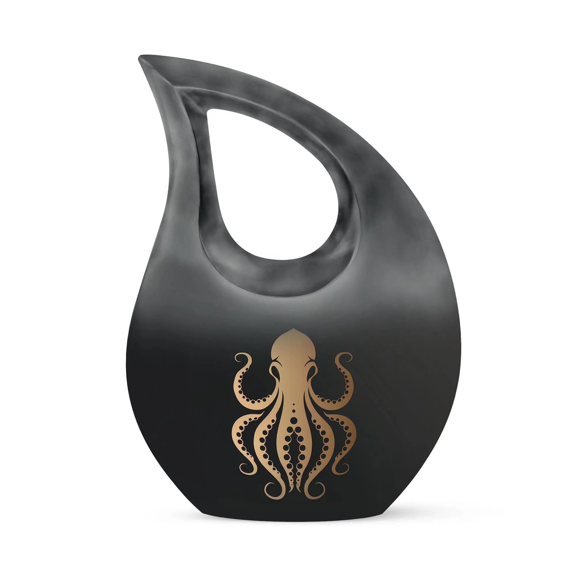 Cross Drop Octopus Urn: A Uniquely Themed Memorial Keepsake