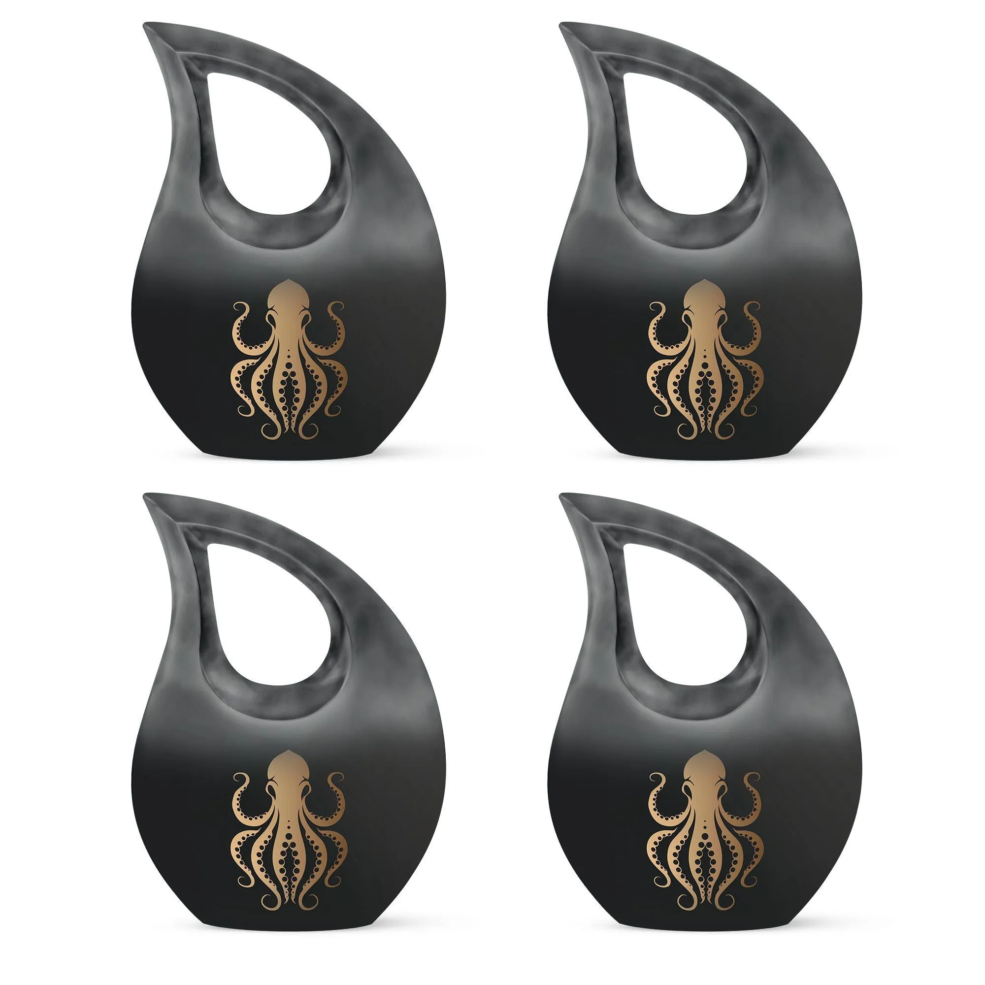 Cross Drop Octopus Urn: A Uniquely Themed Memorial Keepsake