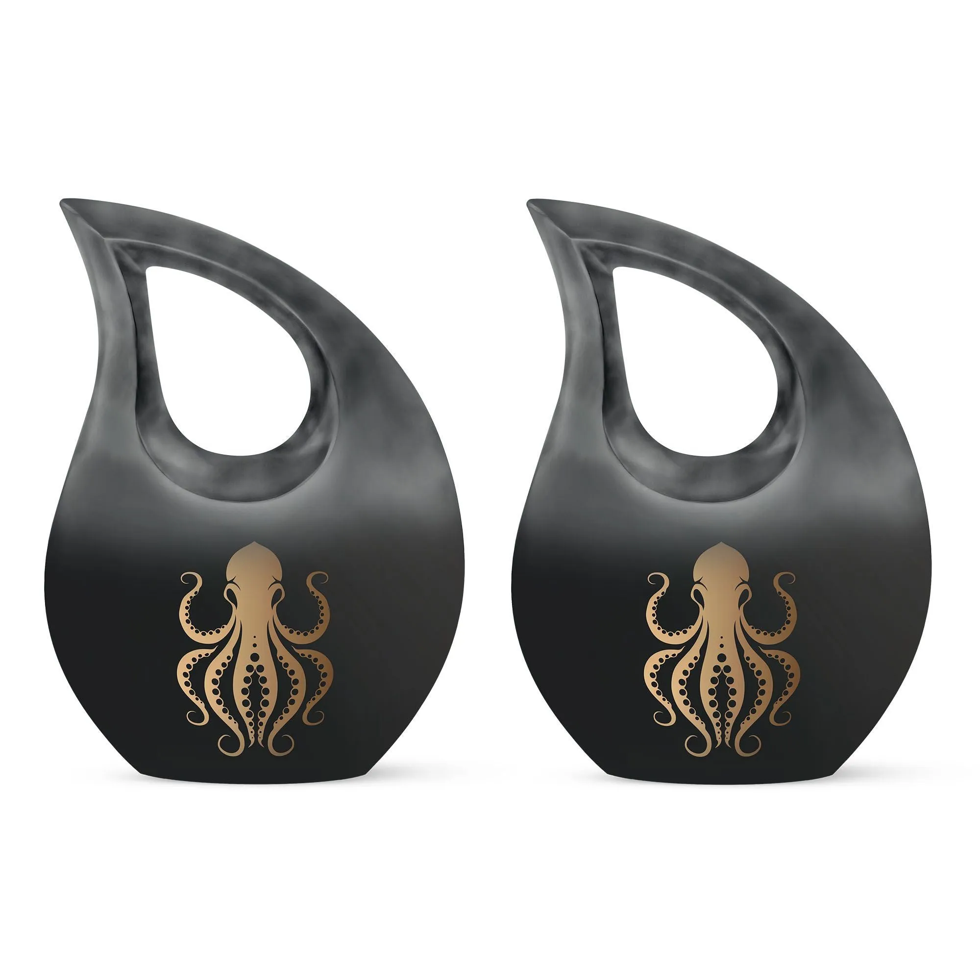 Cross Drop Octopus Urn: A Uniquely Themed Memorial Keepsake