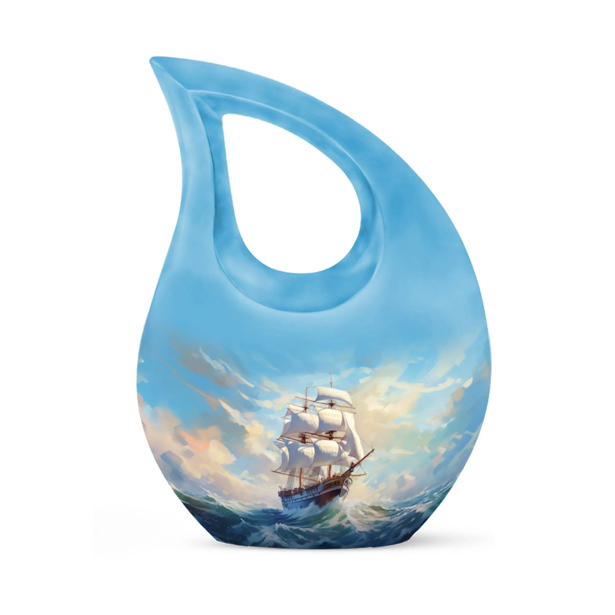 Cross Drop Ship Urn - Elegant Mini Memorial Home for Loved Ones