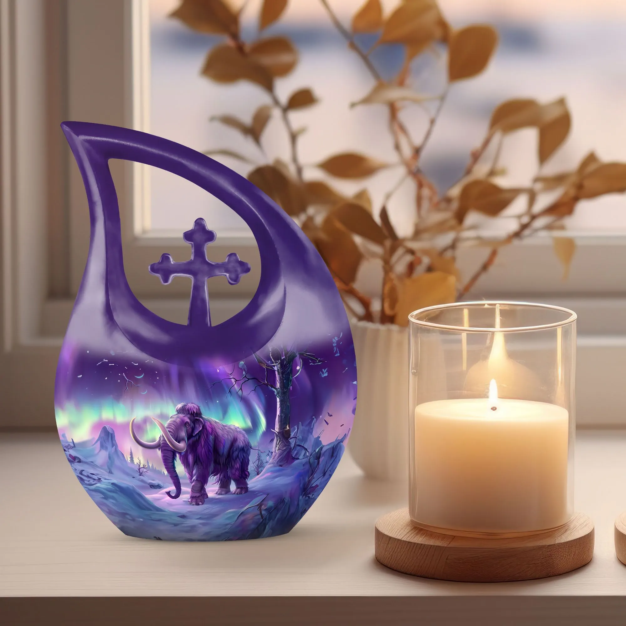 Cross Drop urn for human ashes custom urn for ashes