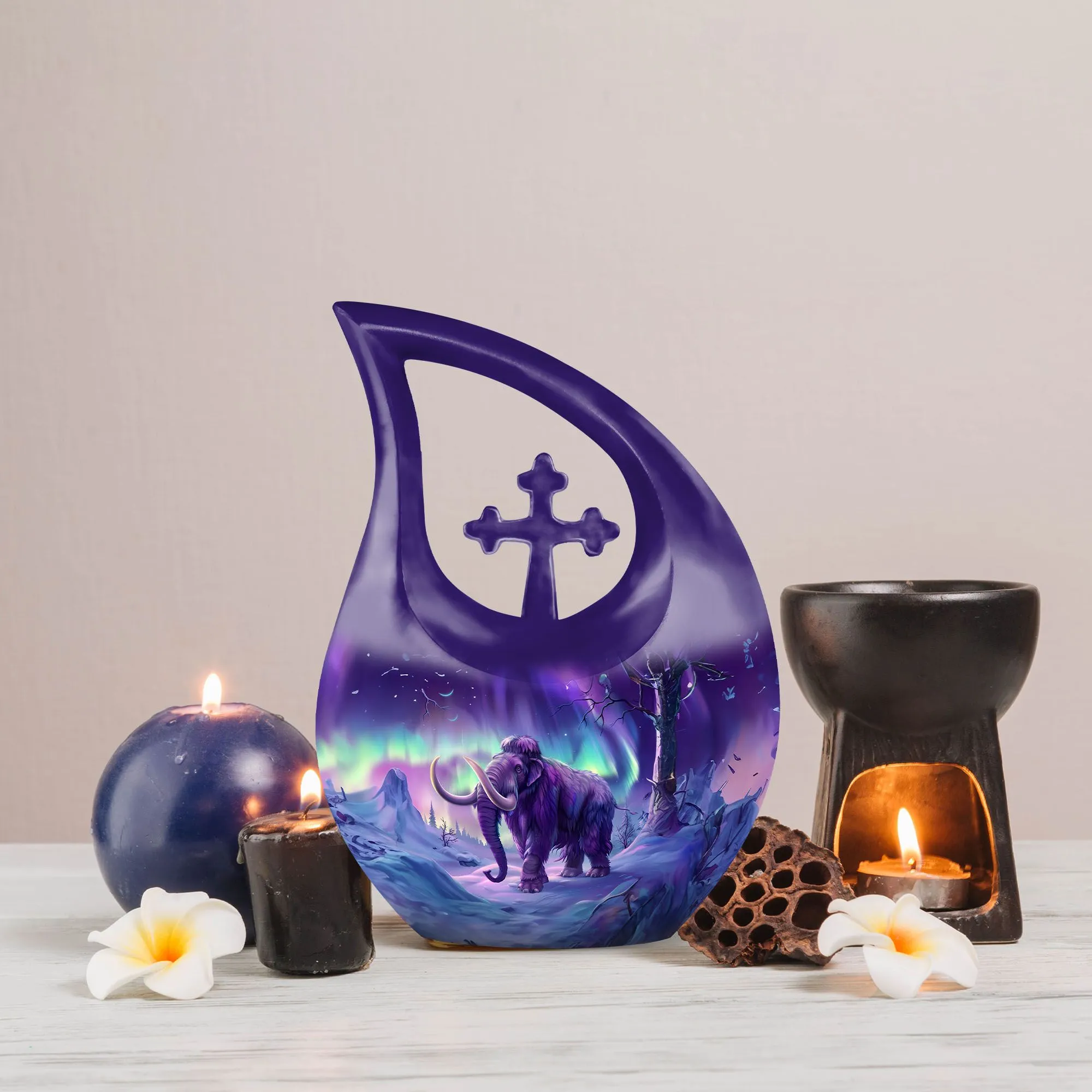 Cross Drop urn for human ashes custom urn for ashes