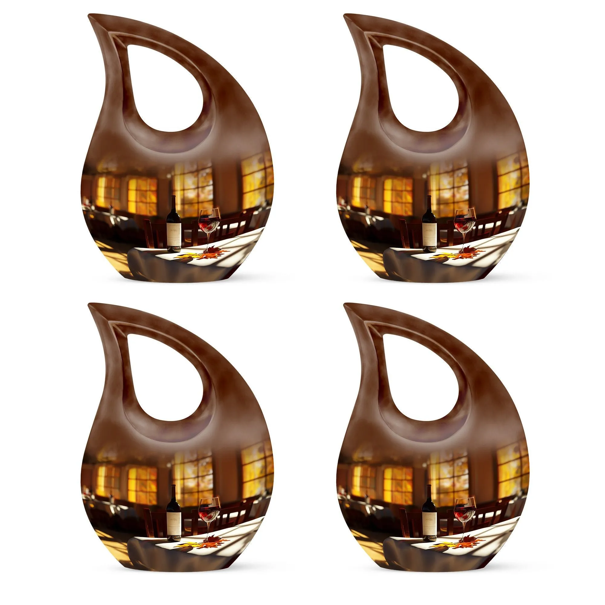 Cross Drop Wine Urn - Dignified and Affordable Memorial for Loved Ones