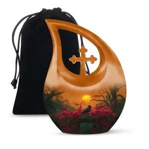 Crow Crossfella - Mini Memorial Keepsake & Cremation Urn