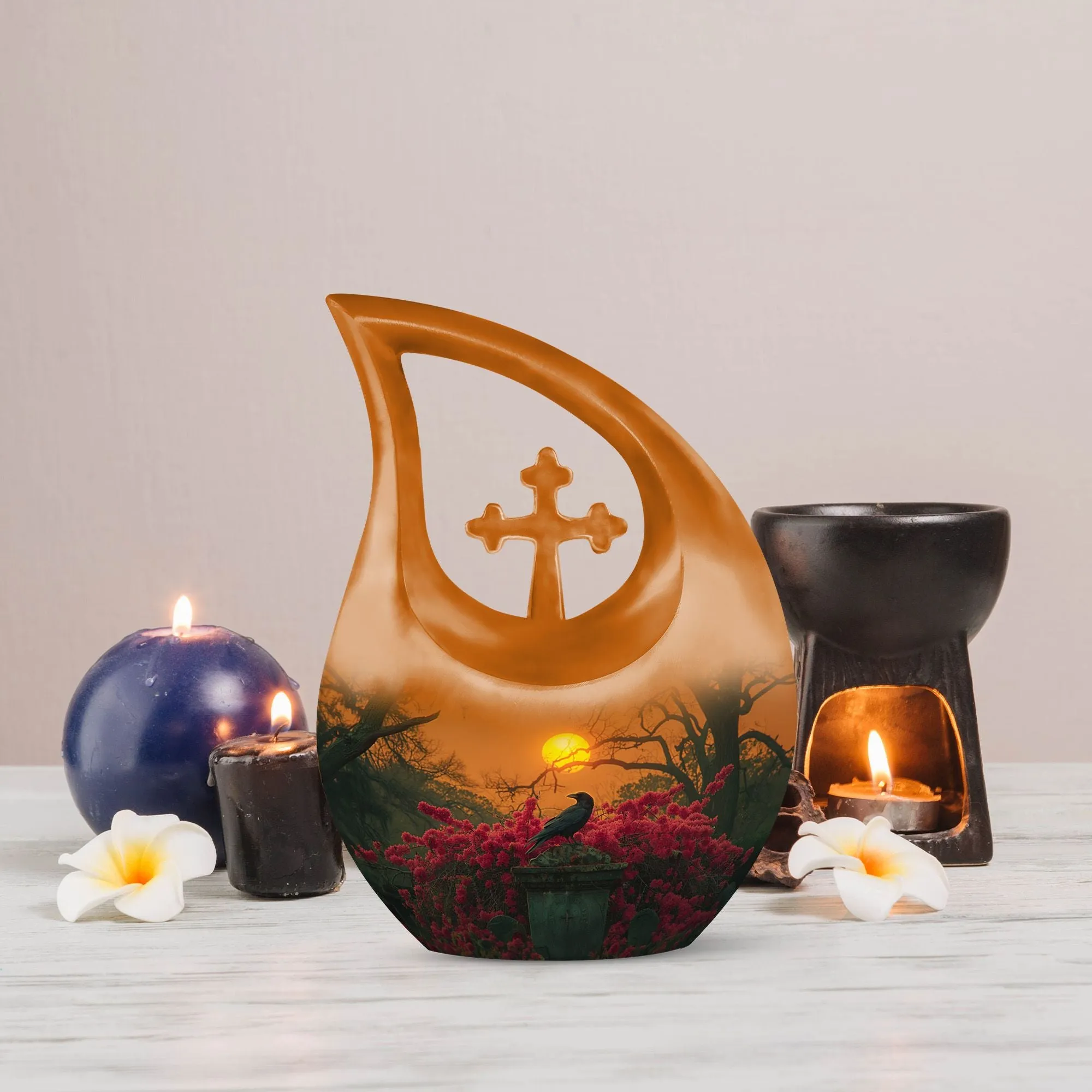Crow Crossfella - Mini Memorial Keepsake & Cremation Urn