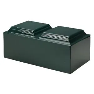 Cultured Marble Companion Urn MacKenzie Holly Green | Companion Cultured Marble Urn | Quality Urns For less