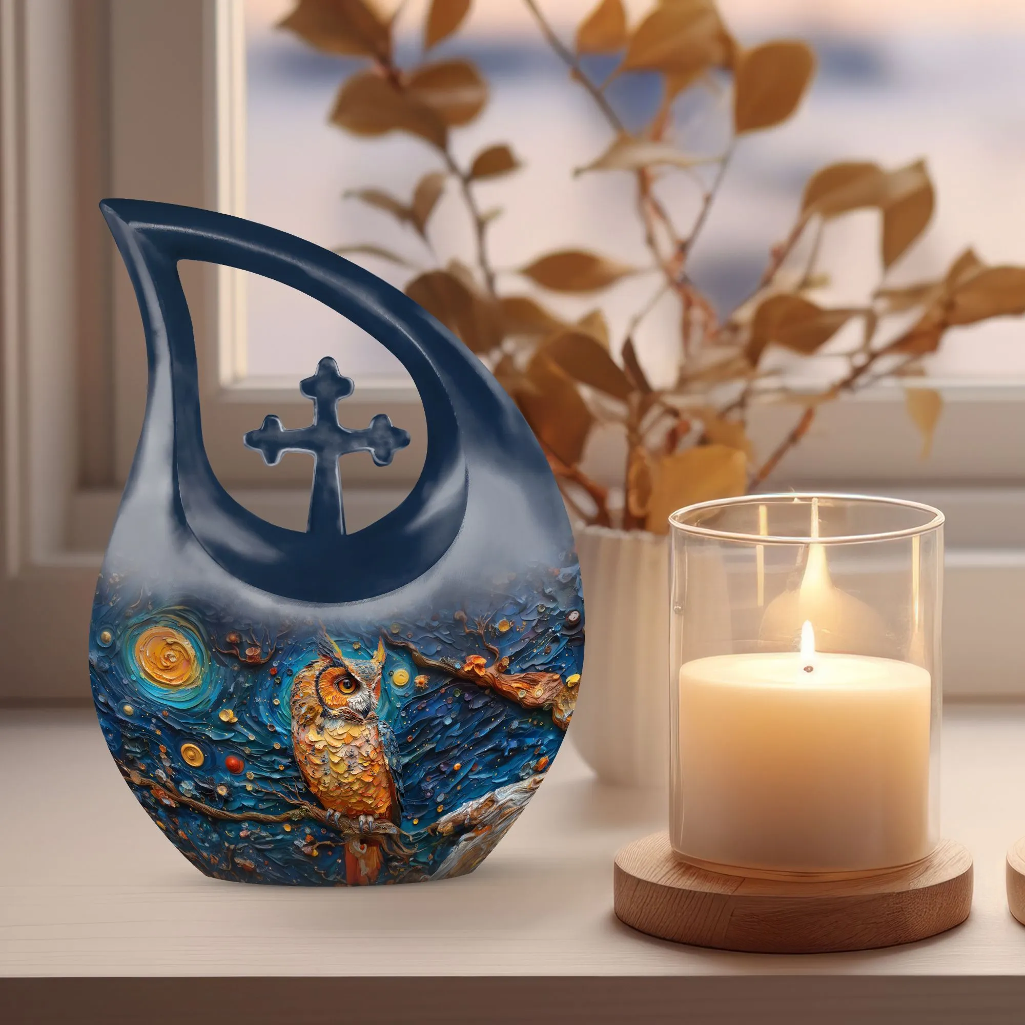 Custom and Personalized Owl Urn - A Tribute For Your Cherished Mom