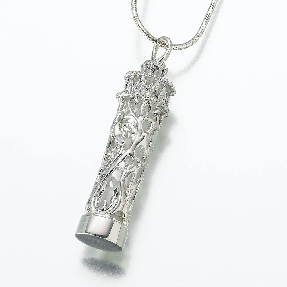 Cylinder Pendant w/ Glass Insert