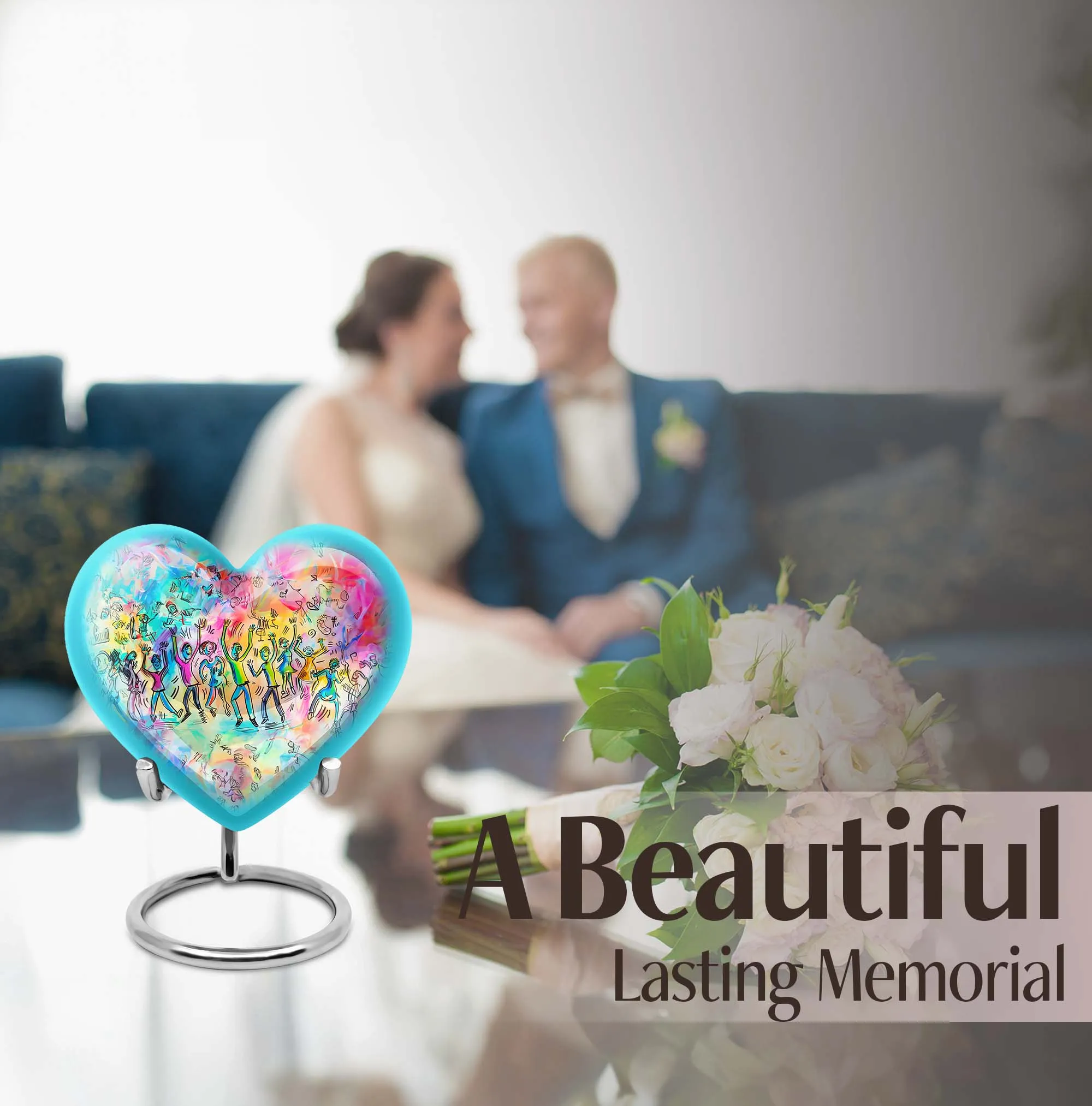 Dancing Heart Urn: Unforgettable Memorial Urn