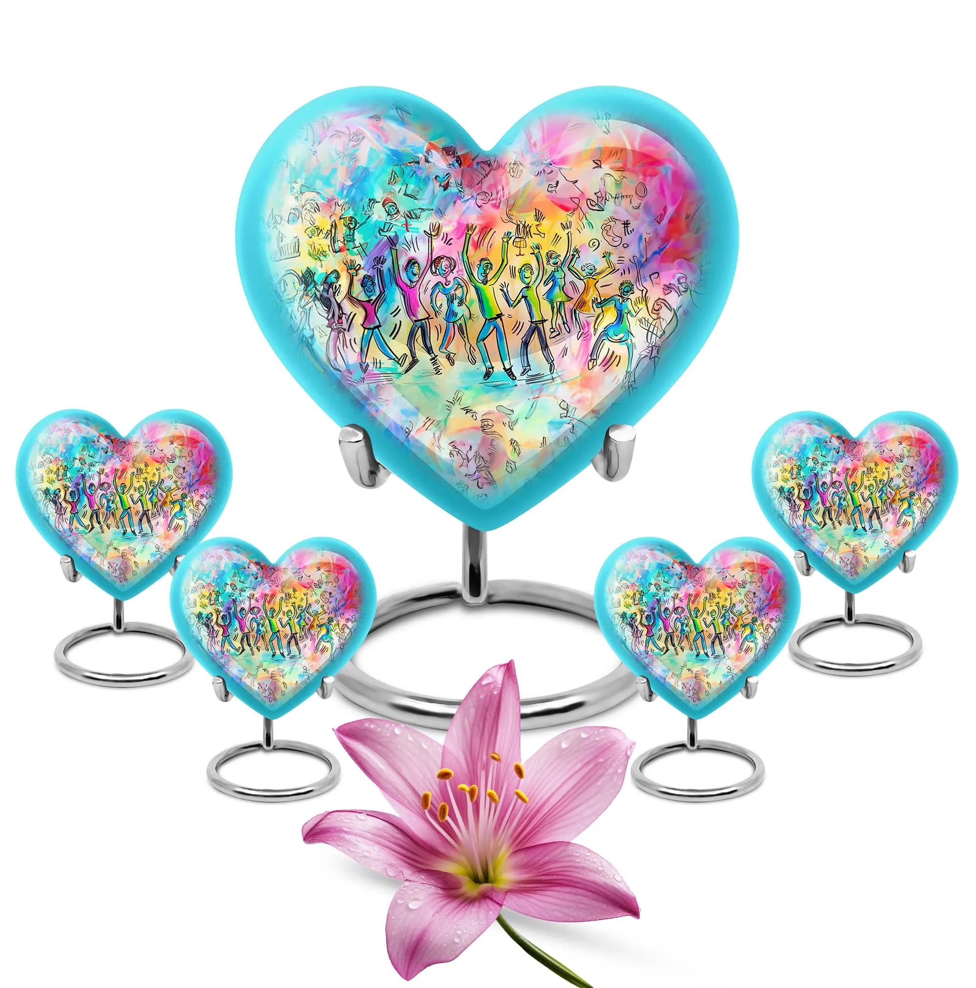 Dancing Heart Urn: Unforgettable Memorial Urn