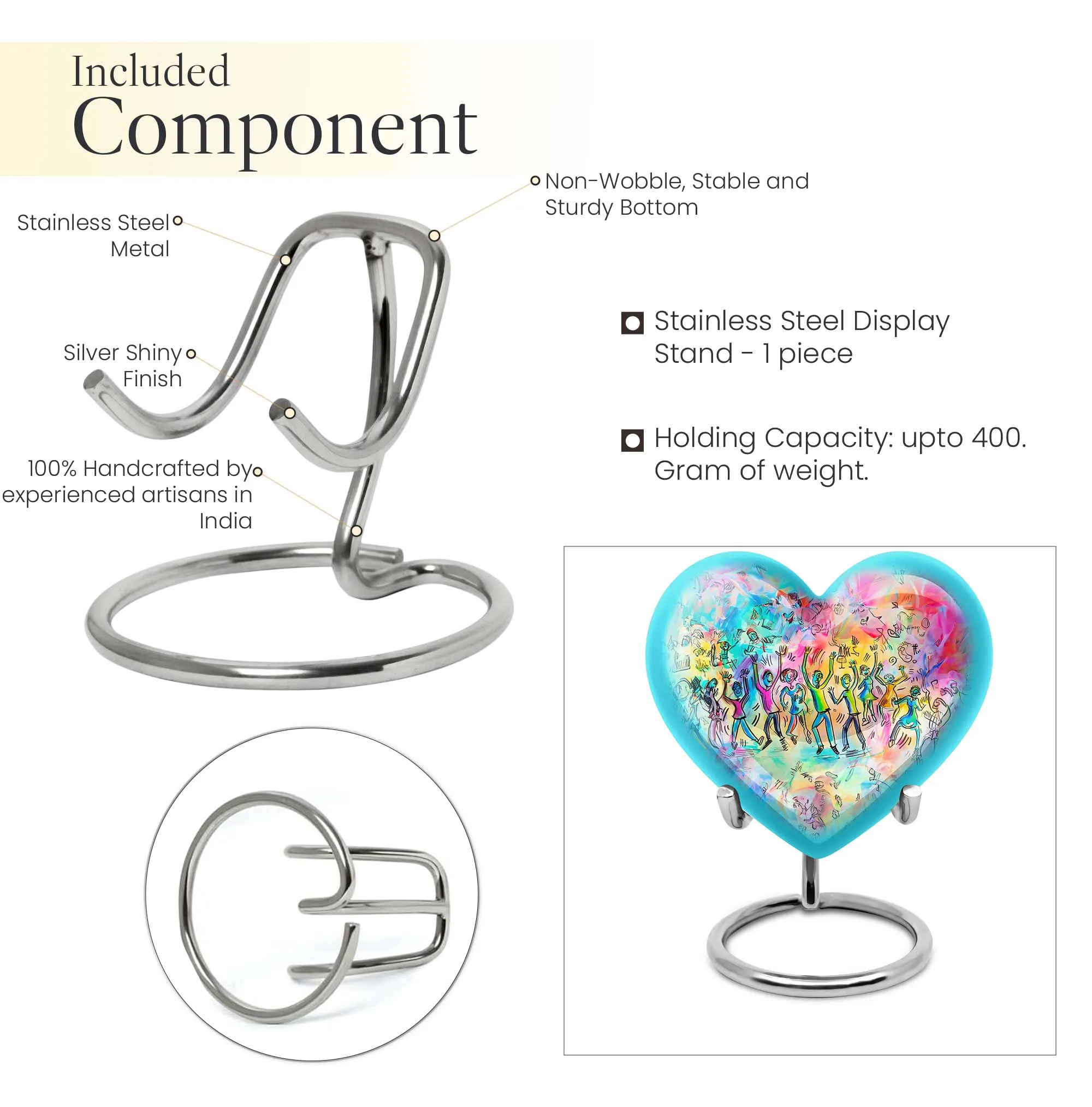 Dancing Heart Urn: Unforgettable Memorial Urn