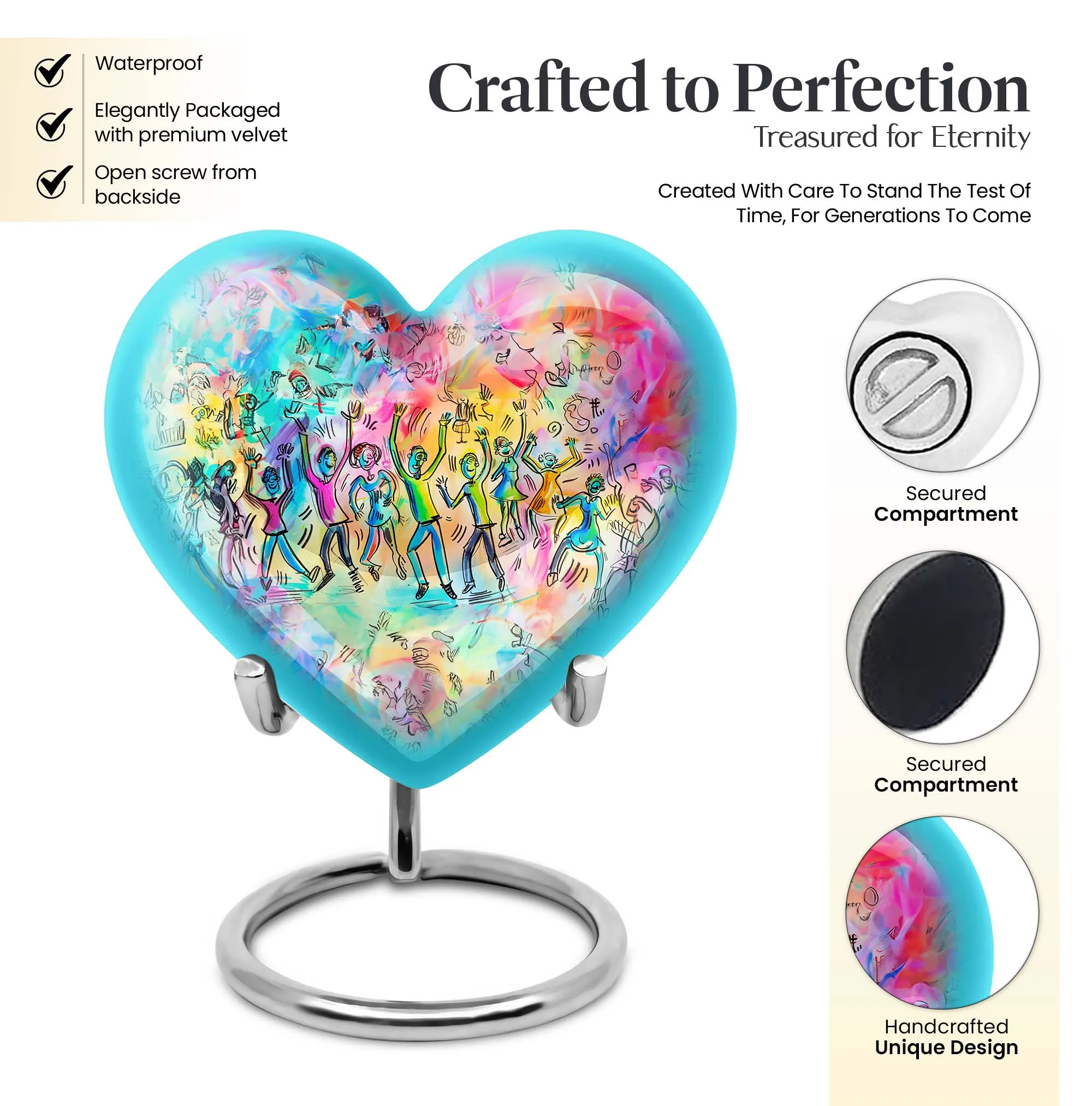 Dancing Heart Urn: Unforgettable Memorial Urn