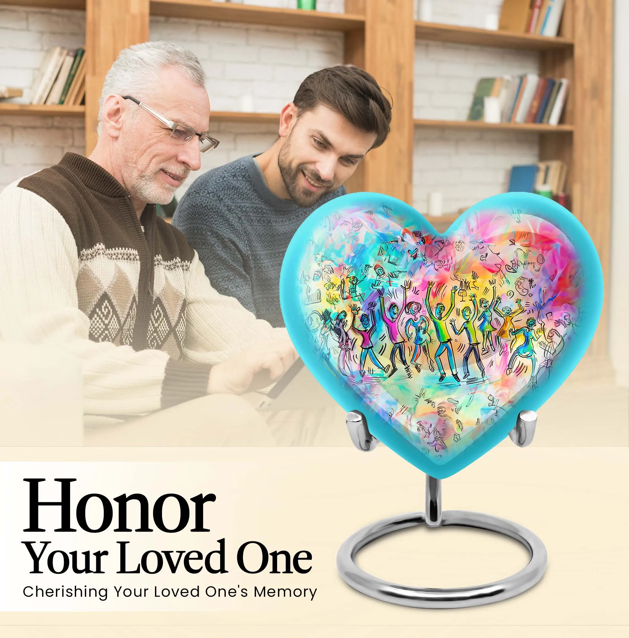 Dancing Heart Urn: Unforgettable Memorial Urn