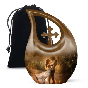 Dancing Mini Memorial Urn with Personalisation Options