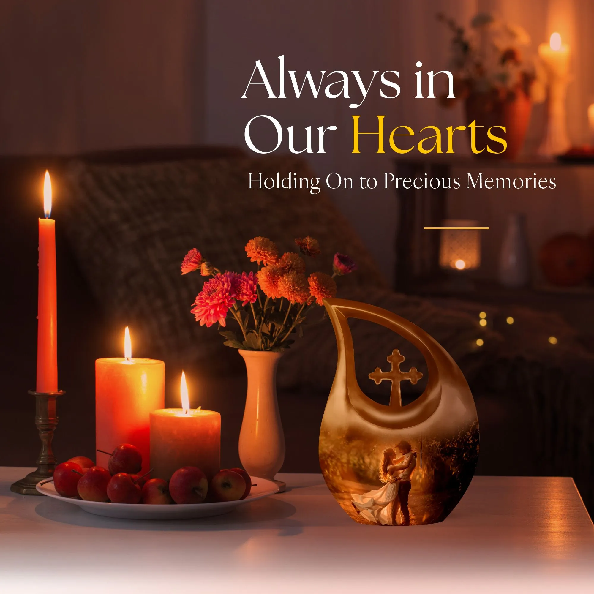 Dancing Mini Memorial Urn with Personalisation Options