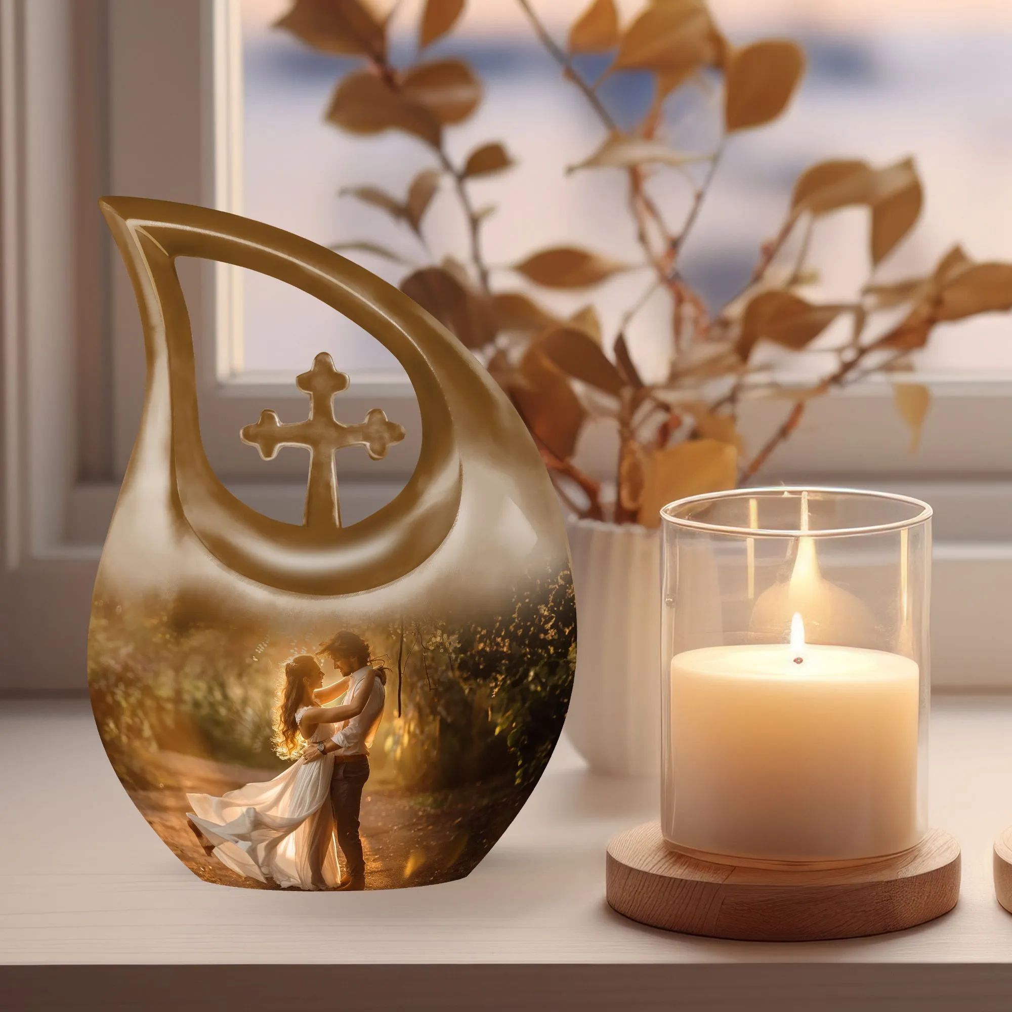 Dancing Mini Memorial Urn with Personalisation Options