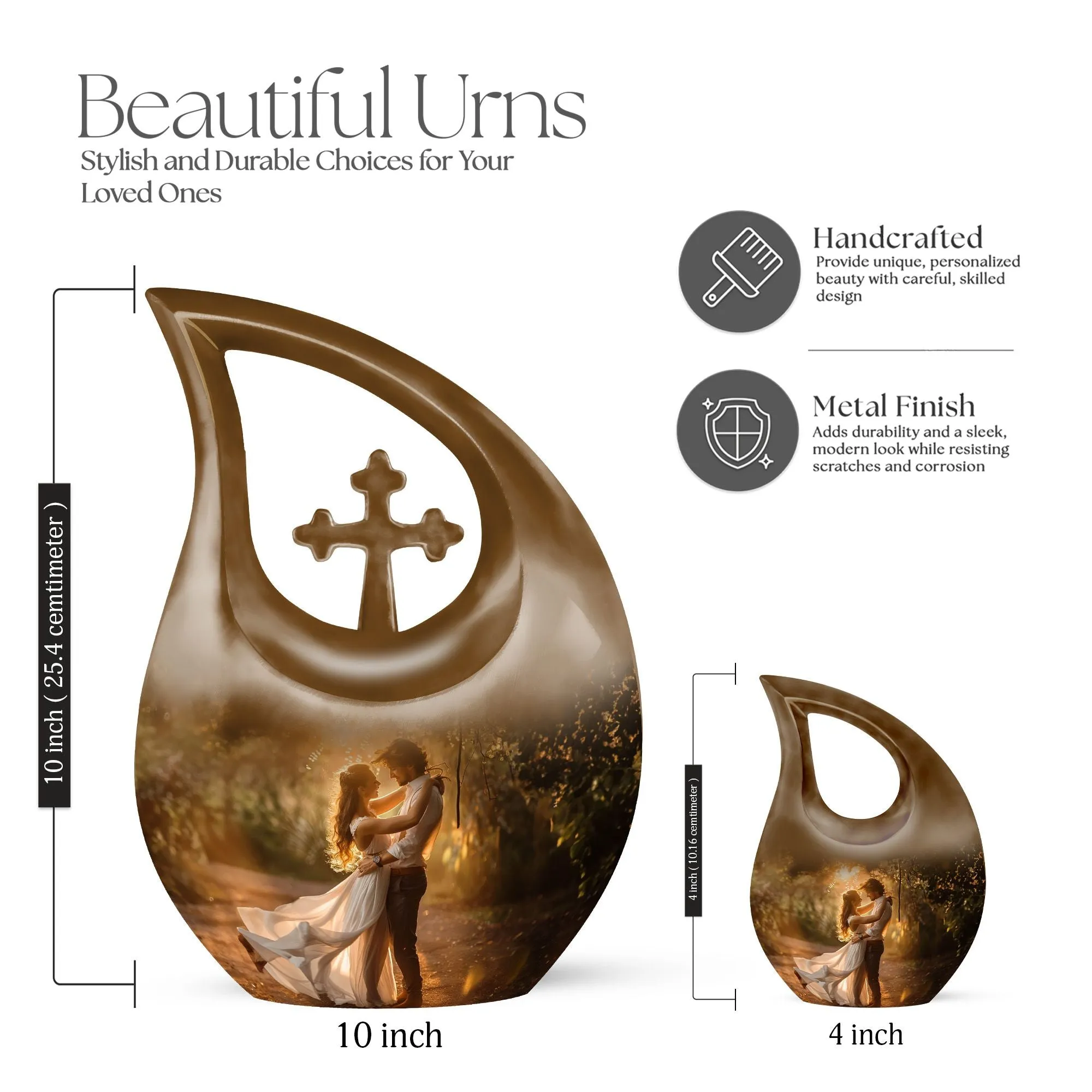 Dancing Mini Memorial Urn with Personalisation Options