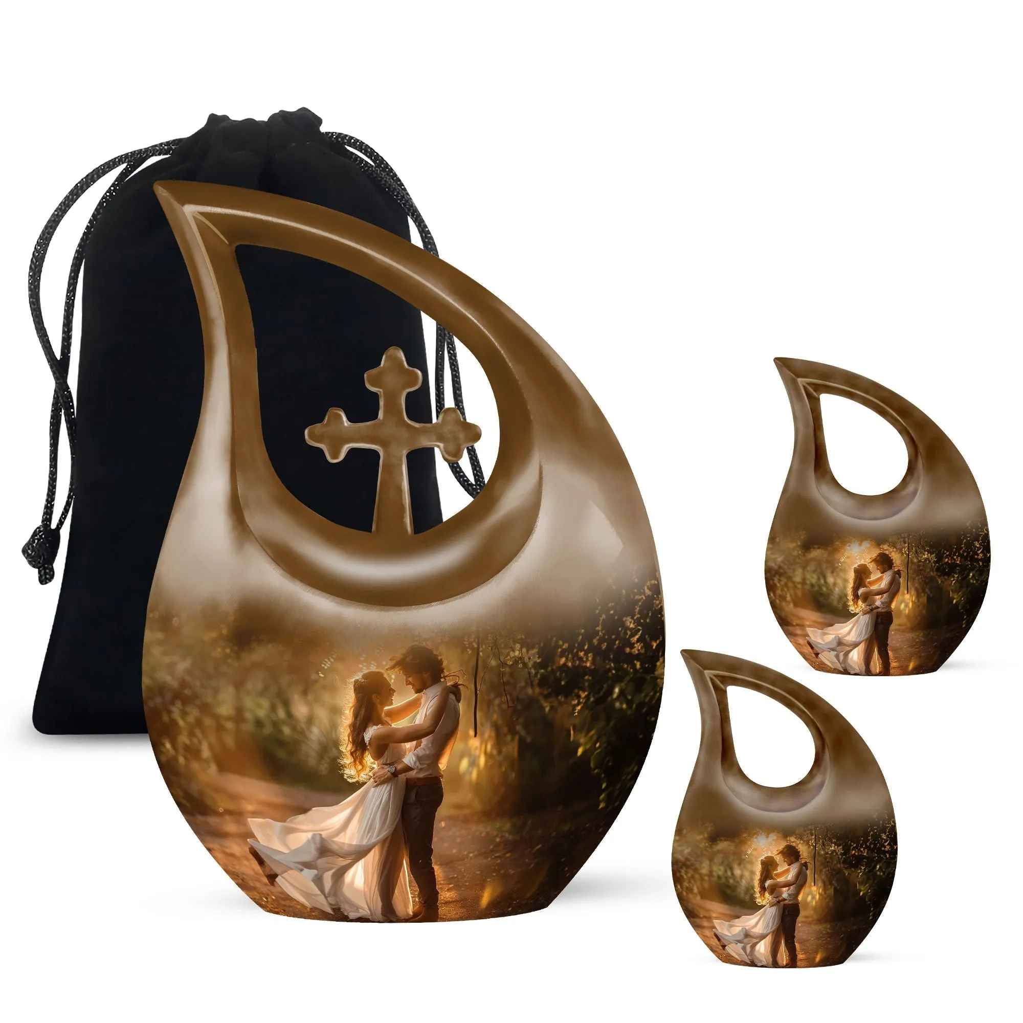 Dancing Mini Memorial Urn with Personalisation Options