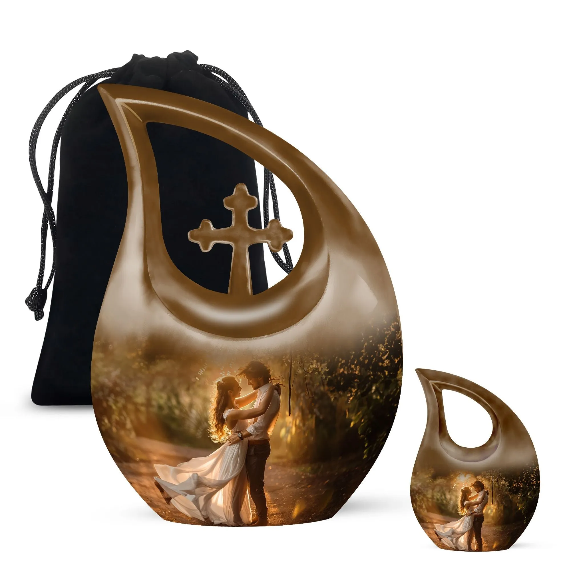 Dancing Mini Memorial Urn with Personalisation Options